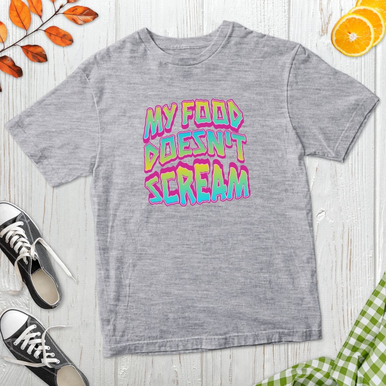 My Food Doesn't Scream T-Shirt