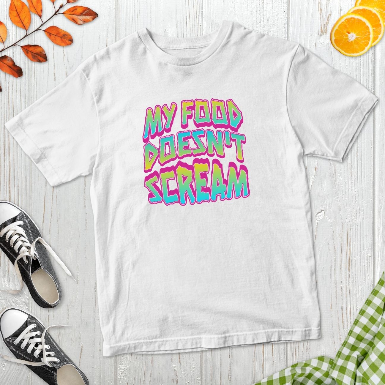 My Food Doesn't Scream T-Shirt