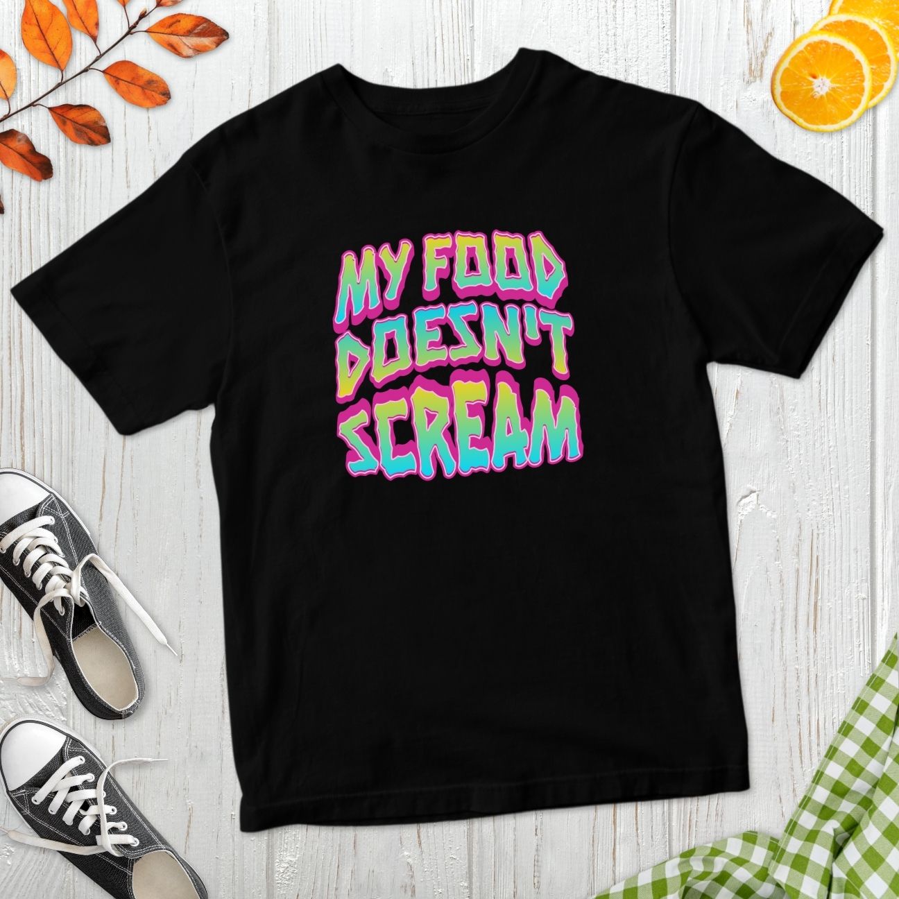 My Food Doesn't Scream T-Shirt