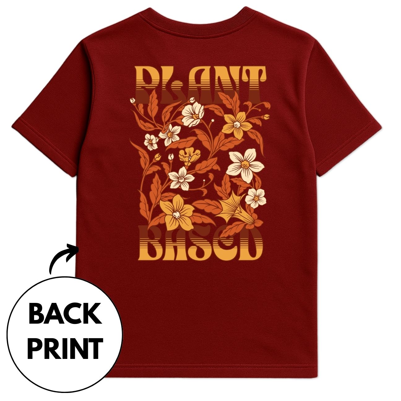Plant-Based Flowers Streetwear T-Shirt