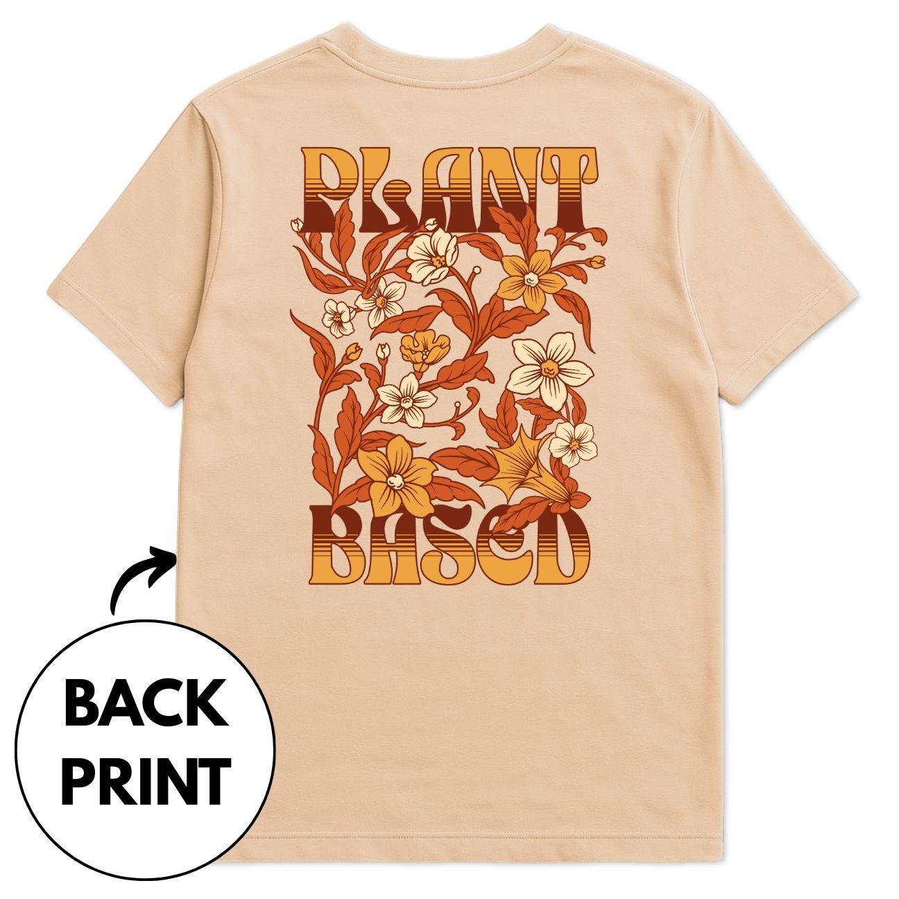 Plant-Based Flowers Streetwear T-Shirt