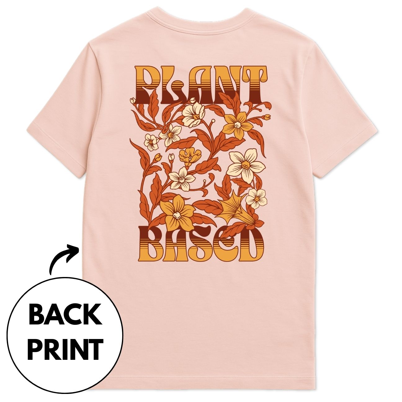 Plant-Based Flowers Streetwear T-Shirt