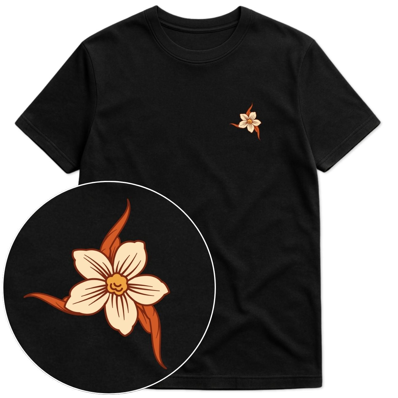 Plant-Based Flowers Streetwear T-Shirt