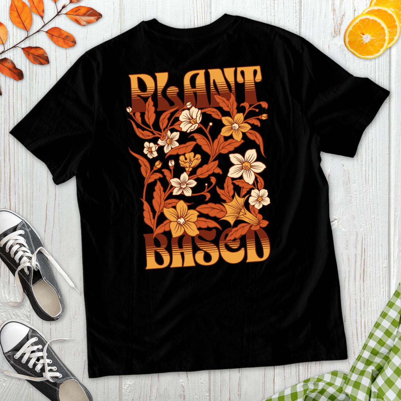 Plant-Based Flowers Streetwear T-Shirt