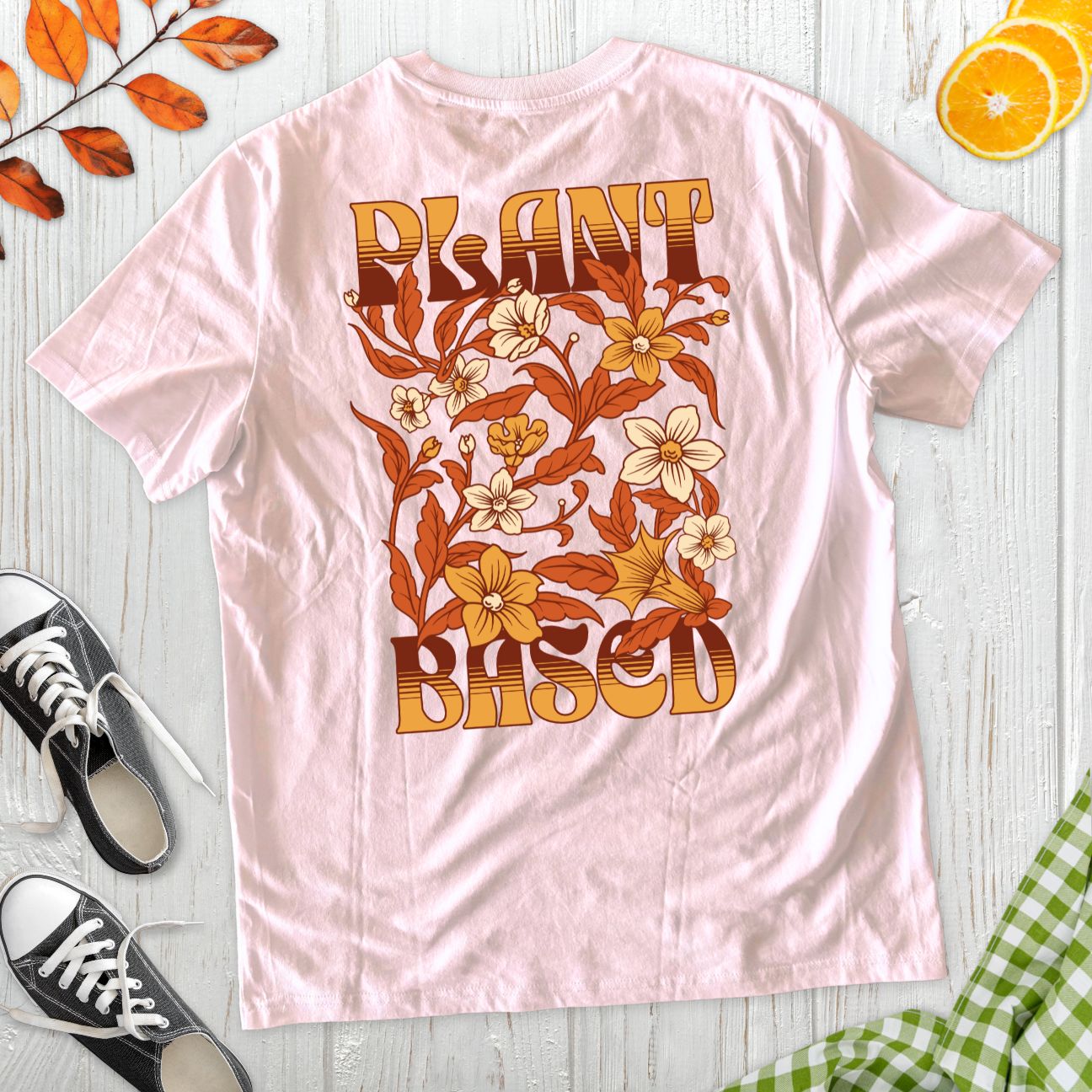 Plant-Based Flowers Streetwear T-Shirt