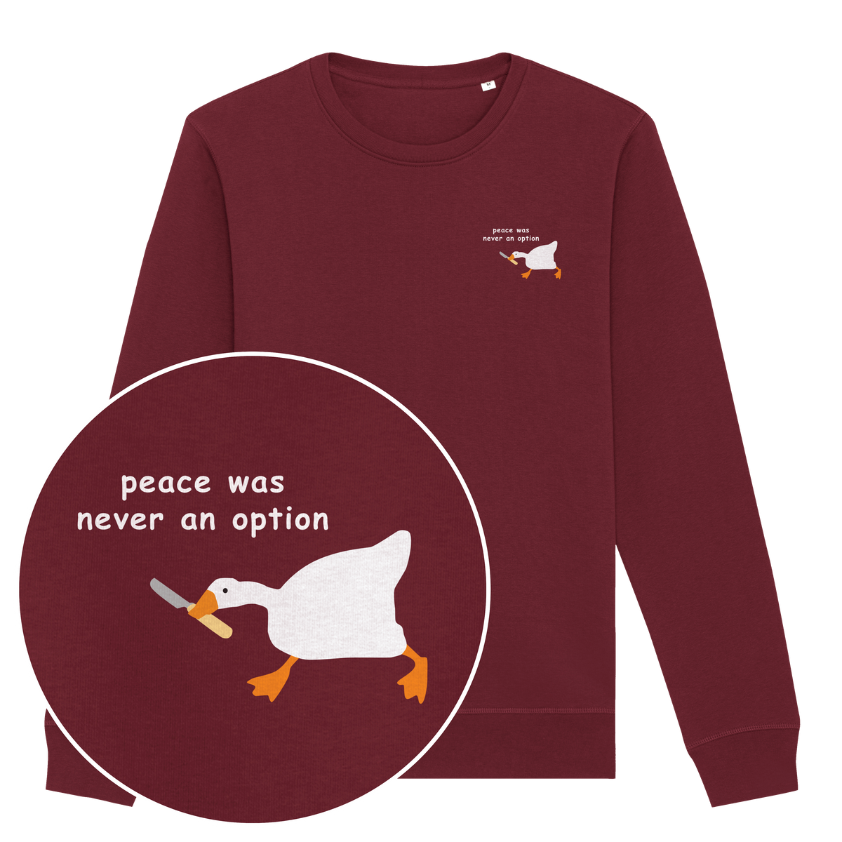 Peace Was Never An Option Sweatshirt