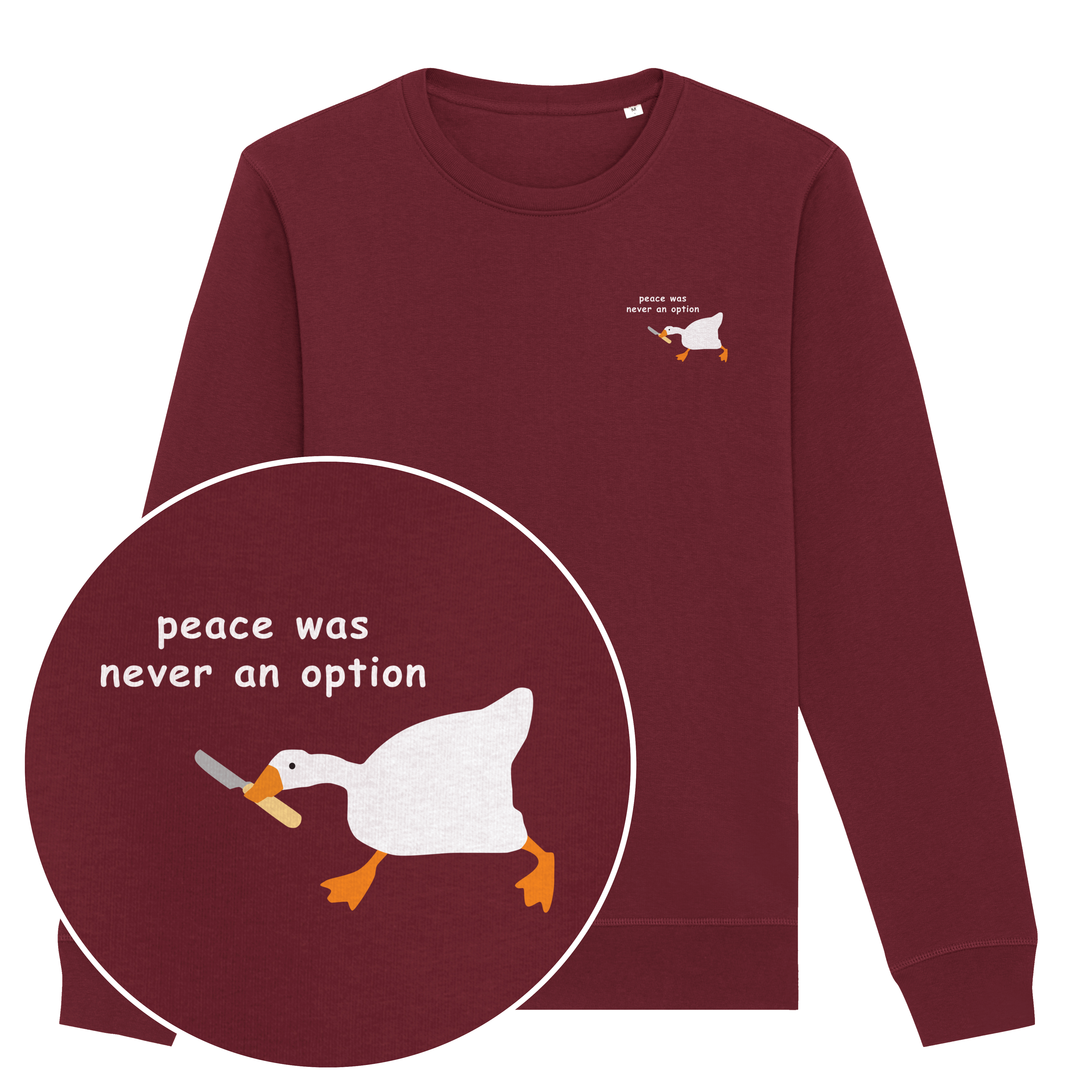 Peace Was Never An Option Sweatshirt