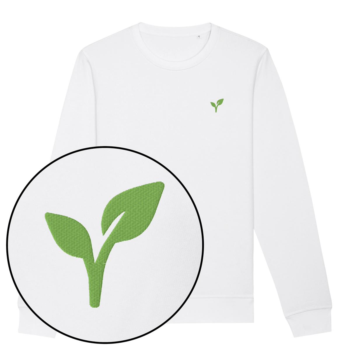 Vegan Logo Sweatshirt (Embroidered)