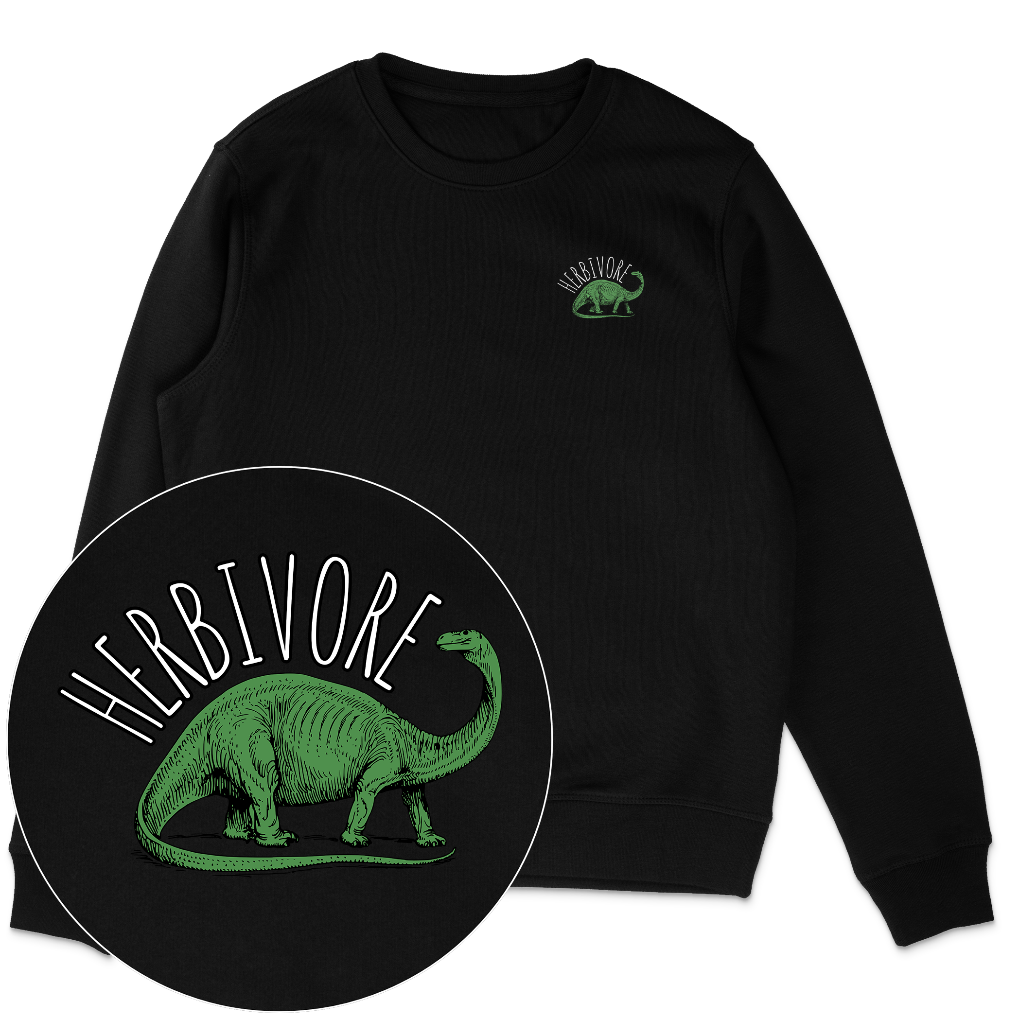 Herbivore Brontosaurus Sweatshirt