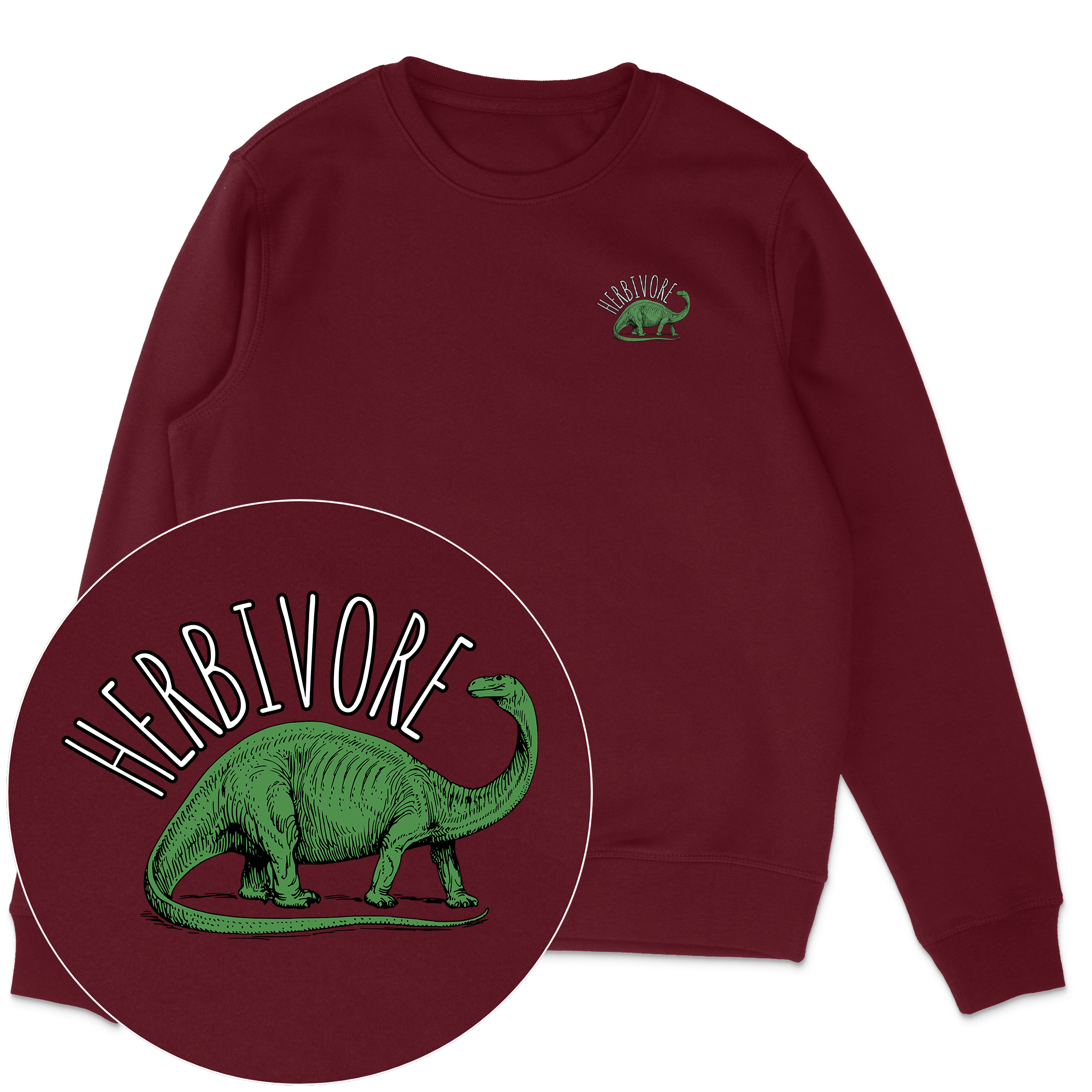 Herbivore Brontosaurus Sweatshirt