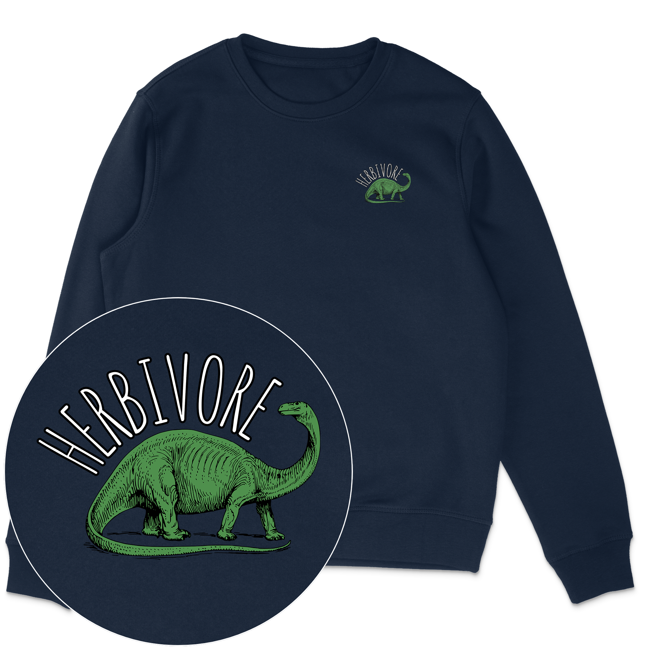 Herbivore Brontosaurus Sweatshirt