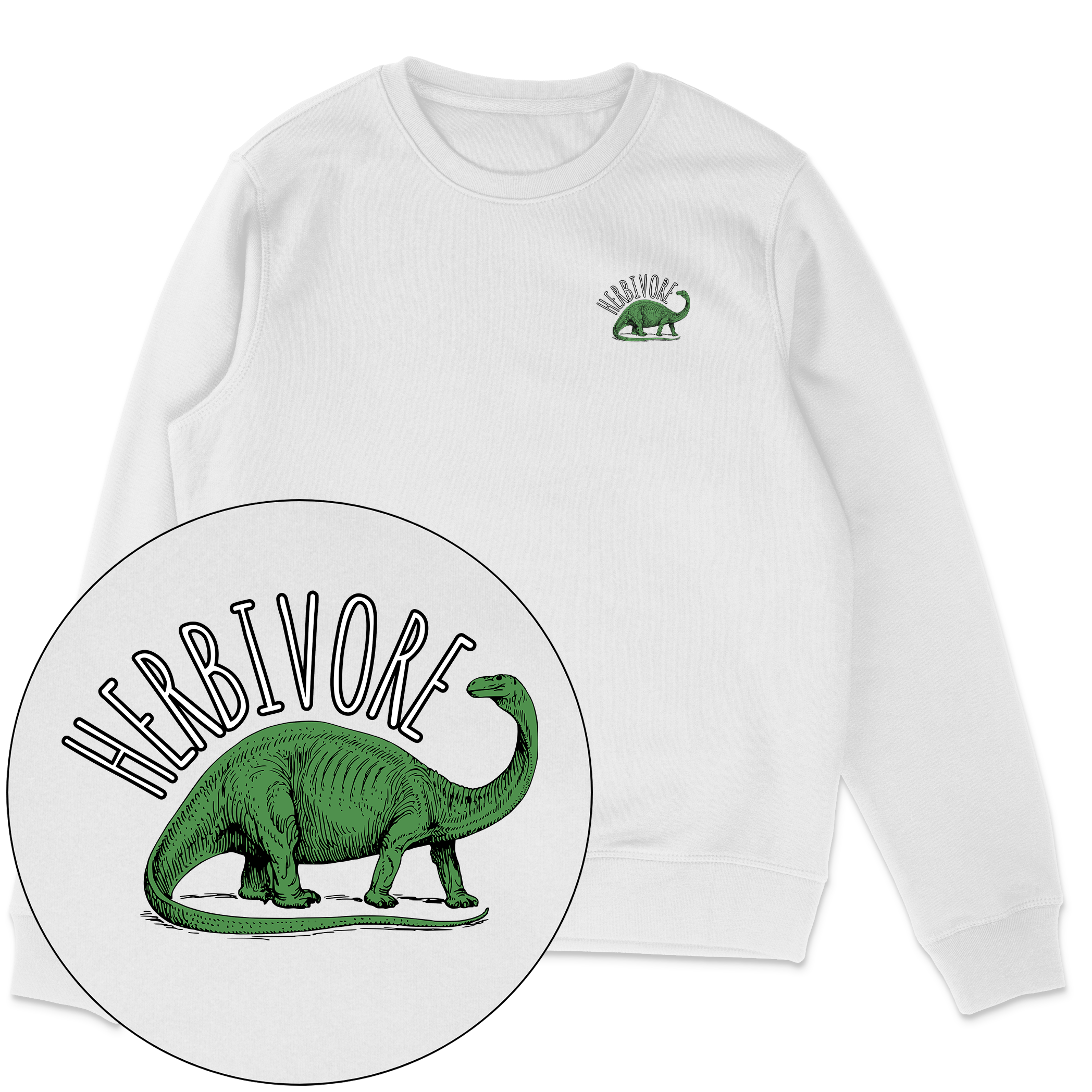 Herbivore Brontosaurus Sweatshirt