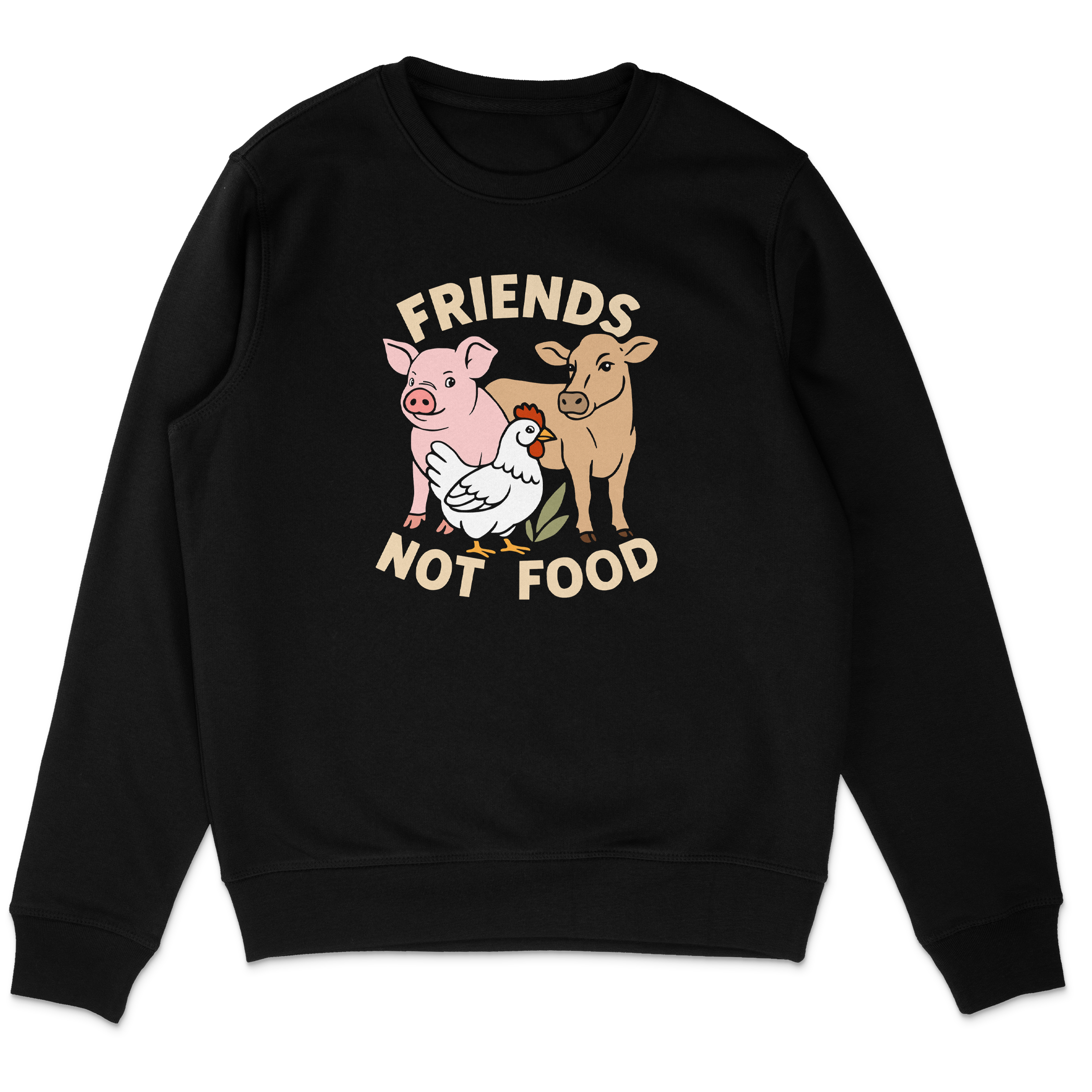 Friends Not Food Earthlings Sweatshirt