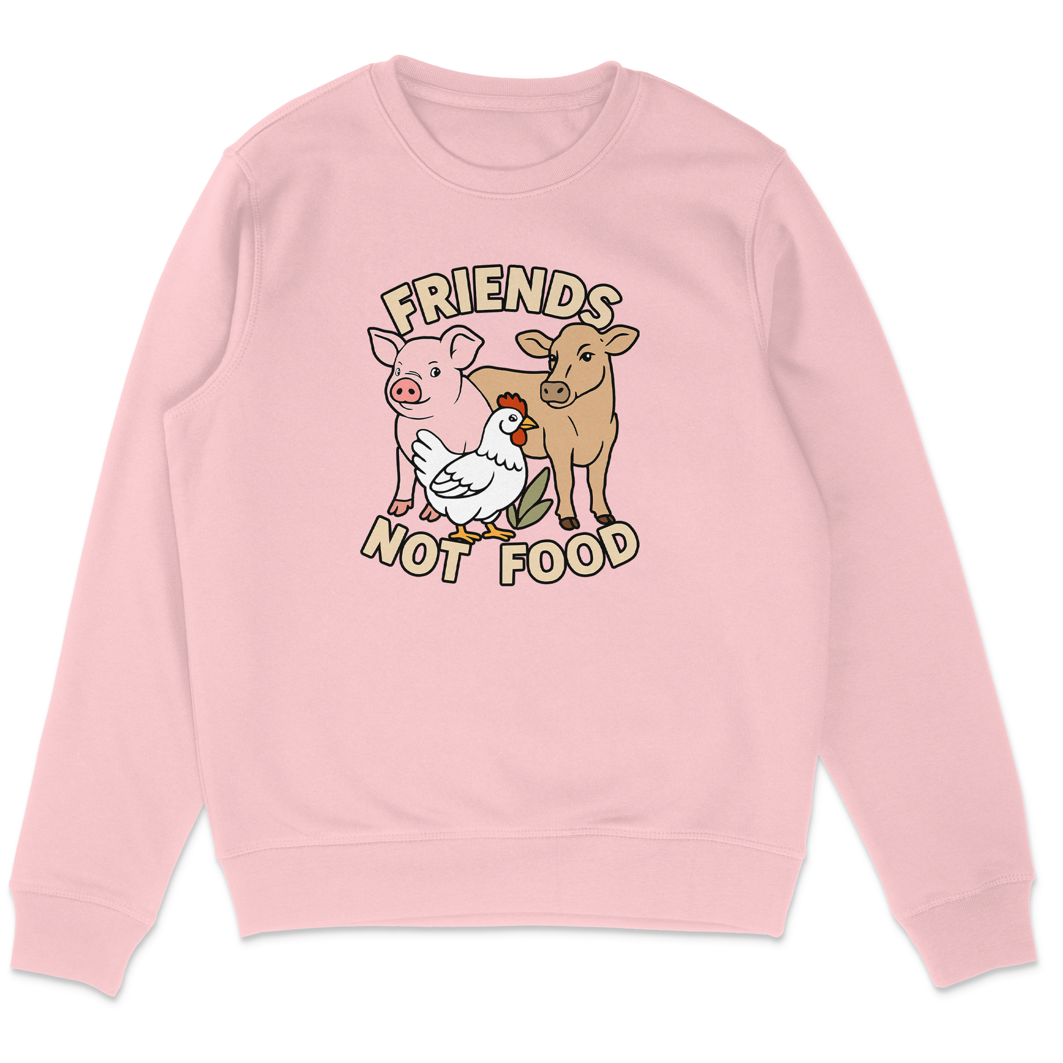 Friends Not Food Earthlings Sweatshirt