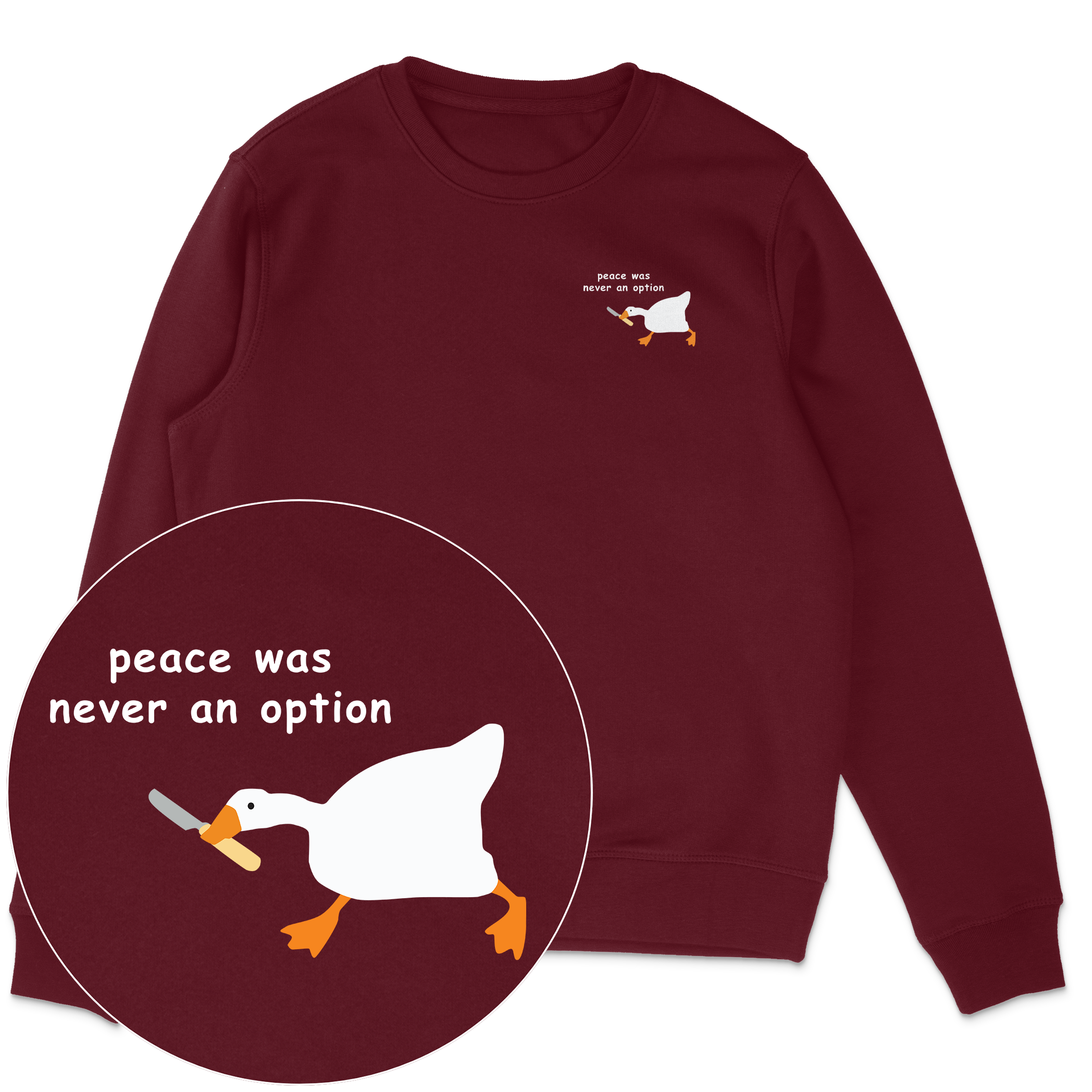 Peace Was Never An Option Sweatshirt