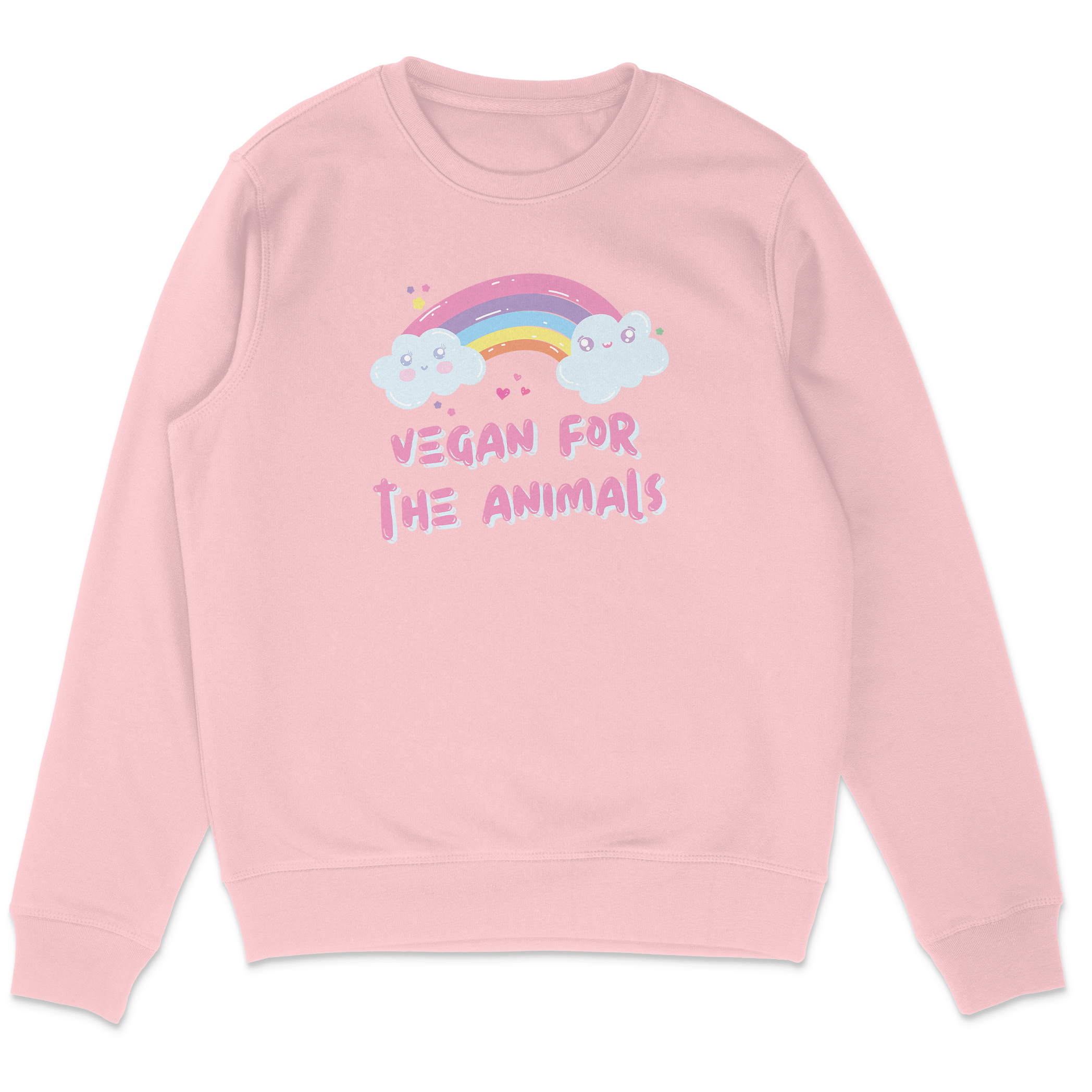 Vegan For The Animals Rainbow Sweatshirt