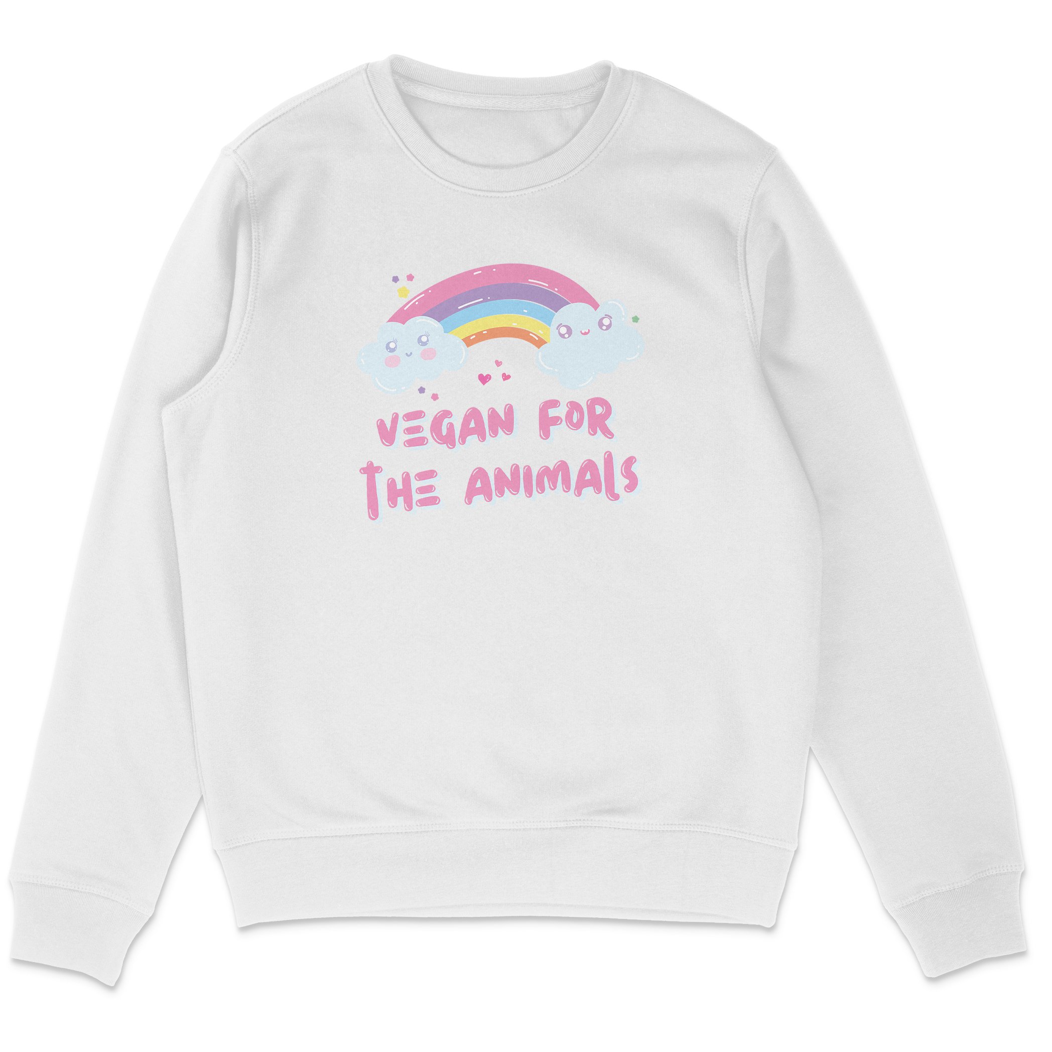 Vegan For The Animals Rainbow Sweatshirt