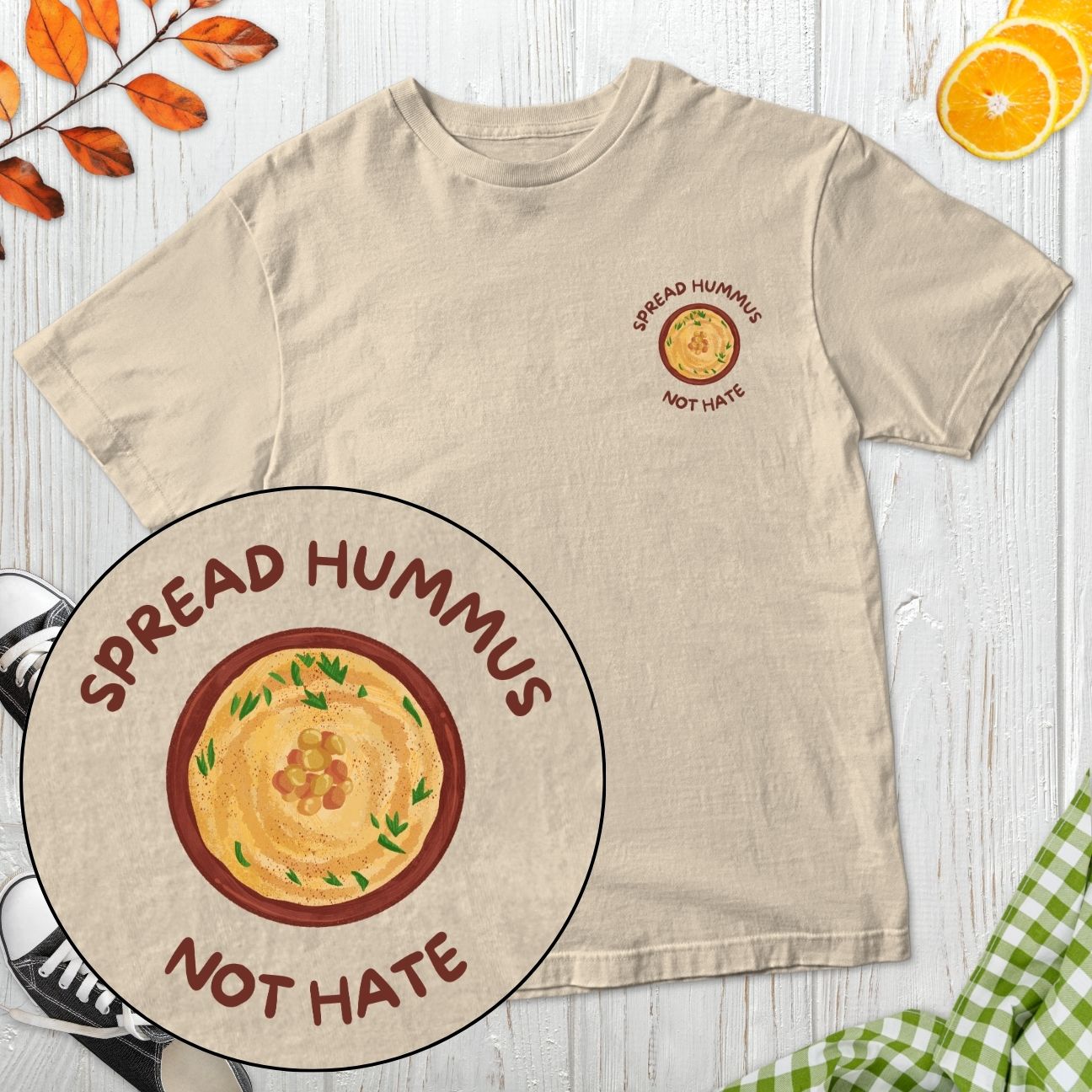 Spread Hummus Not Hate T-Shirt