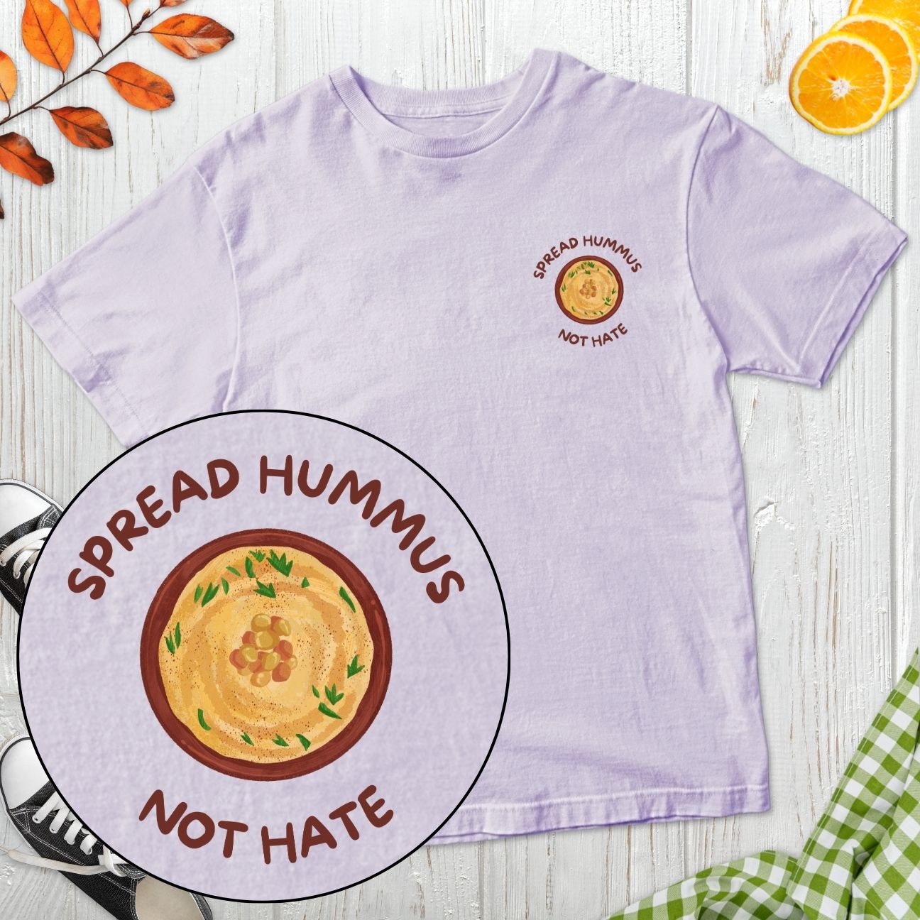 Spread Hummus Not Hate T-Shirt