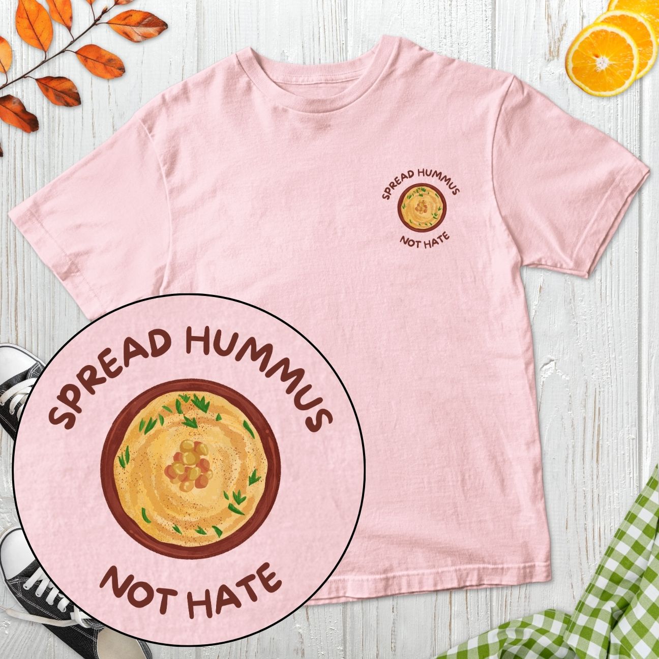 Spread Hummus Not Hate T-Shirt