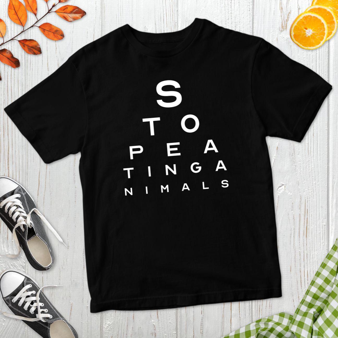 Stop Eating Animals Eye Exam T-Shirt