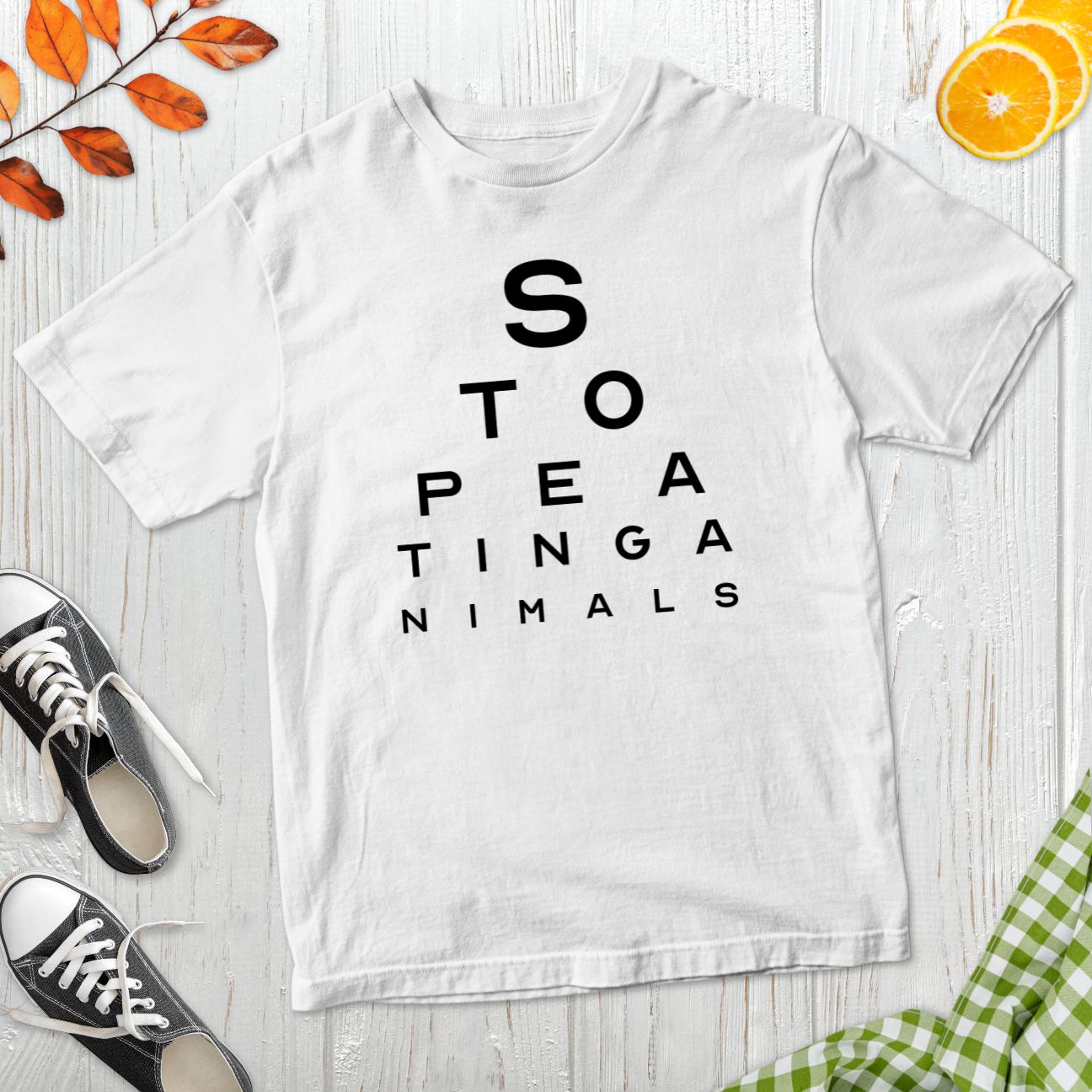 Stop Eating Animals Eye Exam T-Shirt