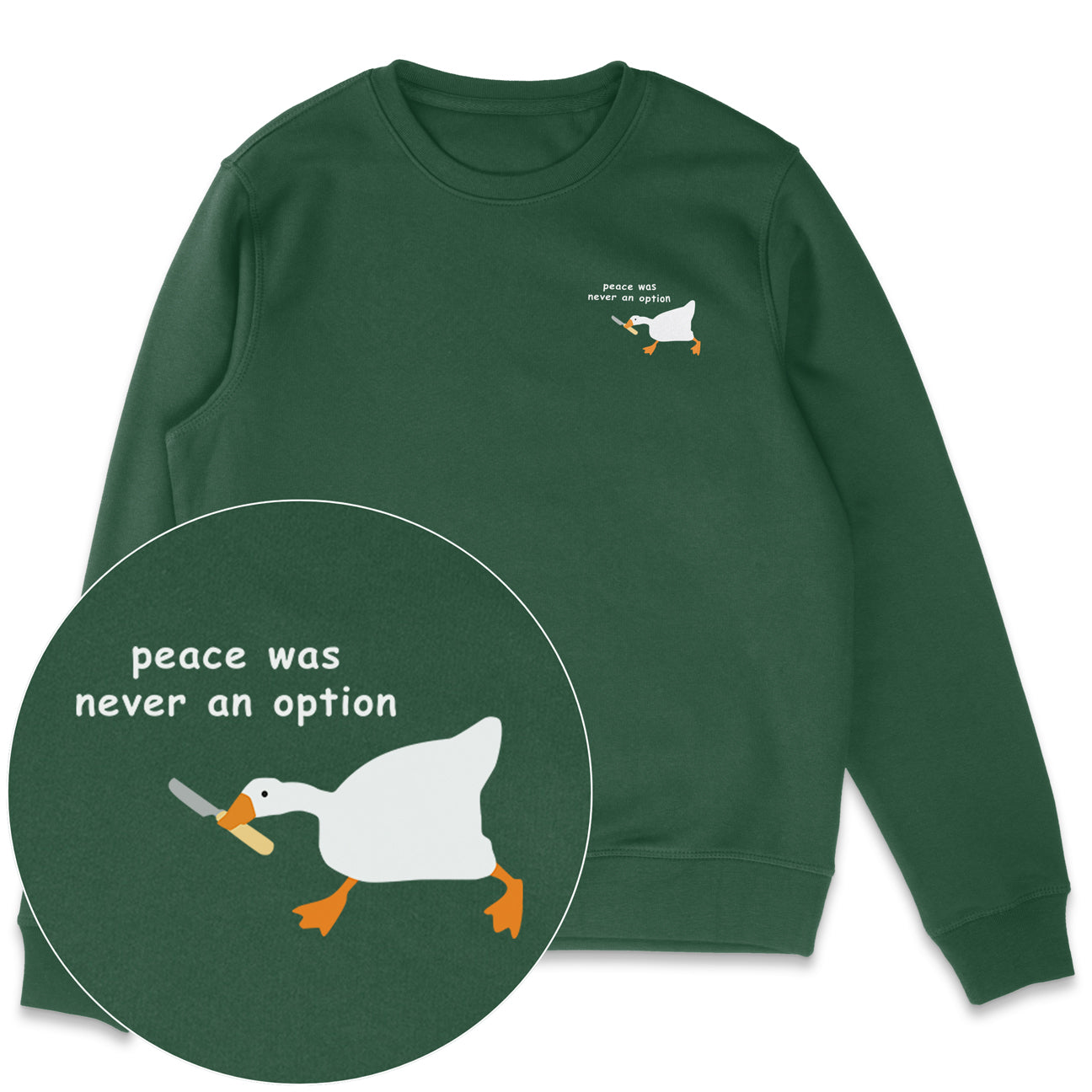 Peace Was Never An Option Sweatshirt