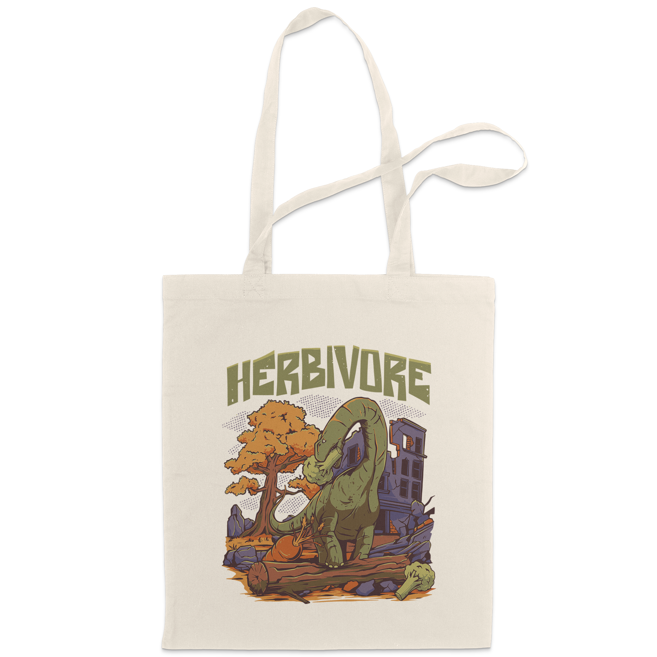 Herbivore Dinosaur Tote Bag