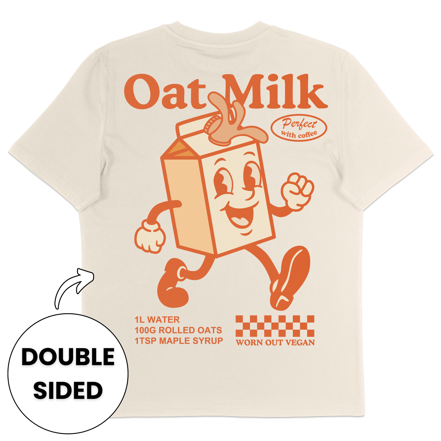 Oat Milk Streetwear T-Shirt