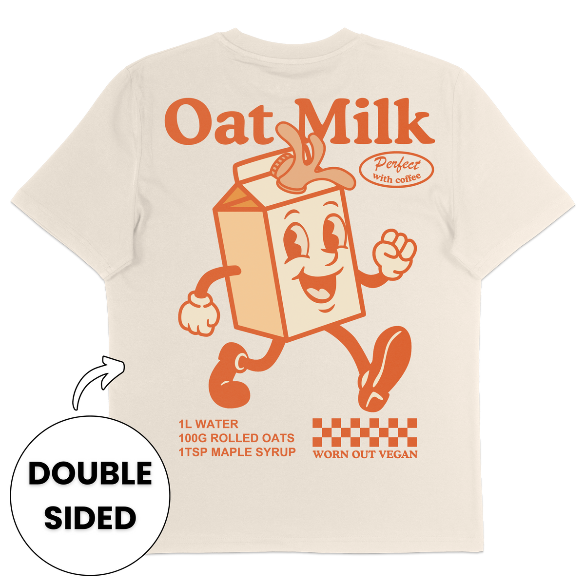 Oat Milk Streetwear T-Shirt