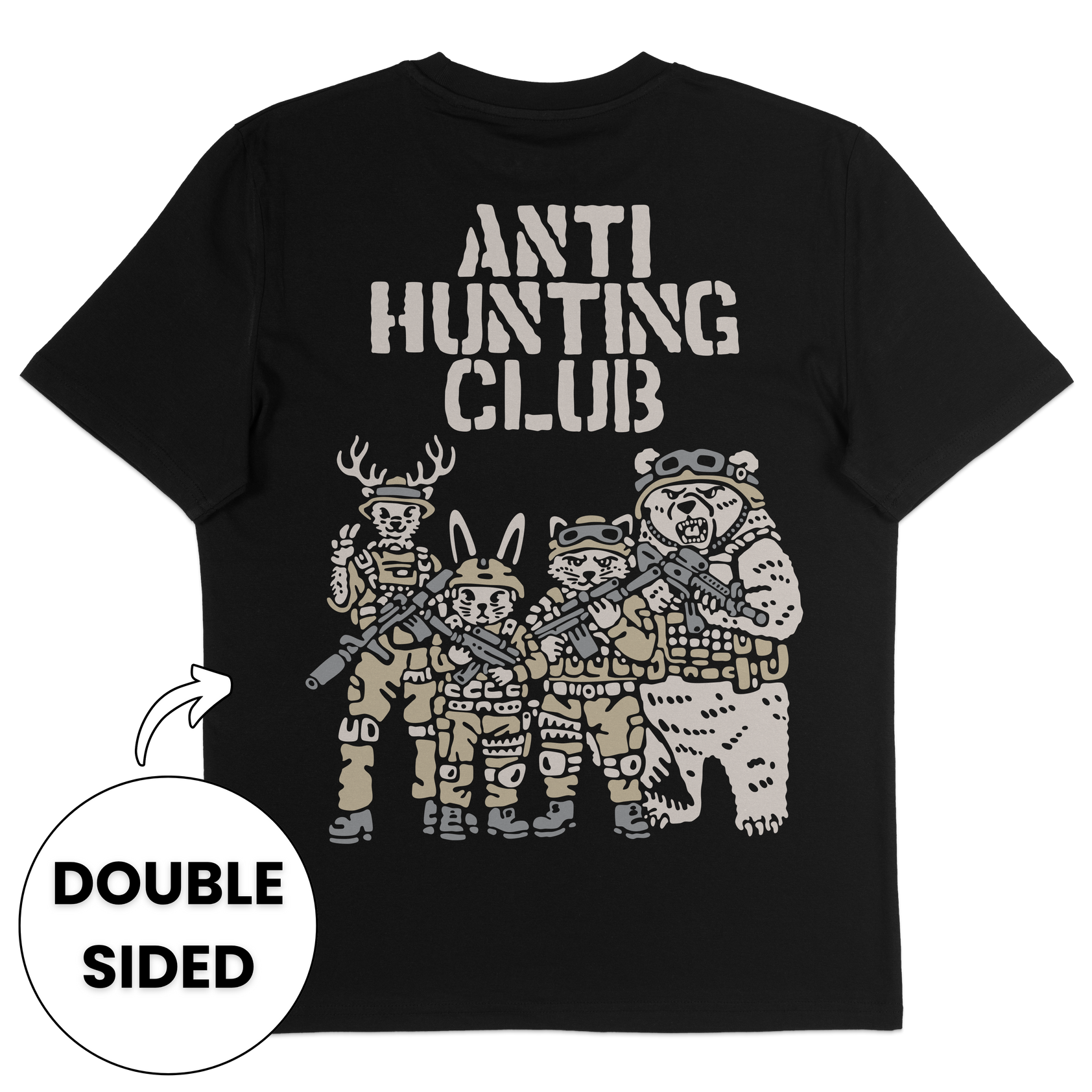 Anti Hunting Club Streetwear T-Shirt