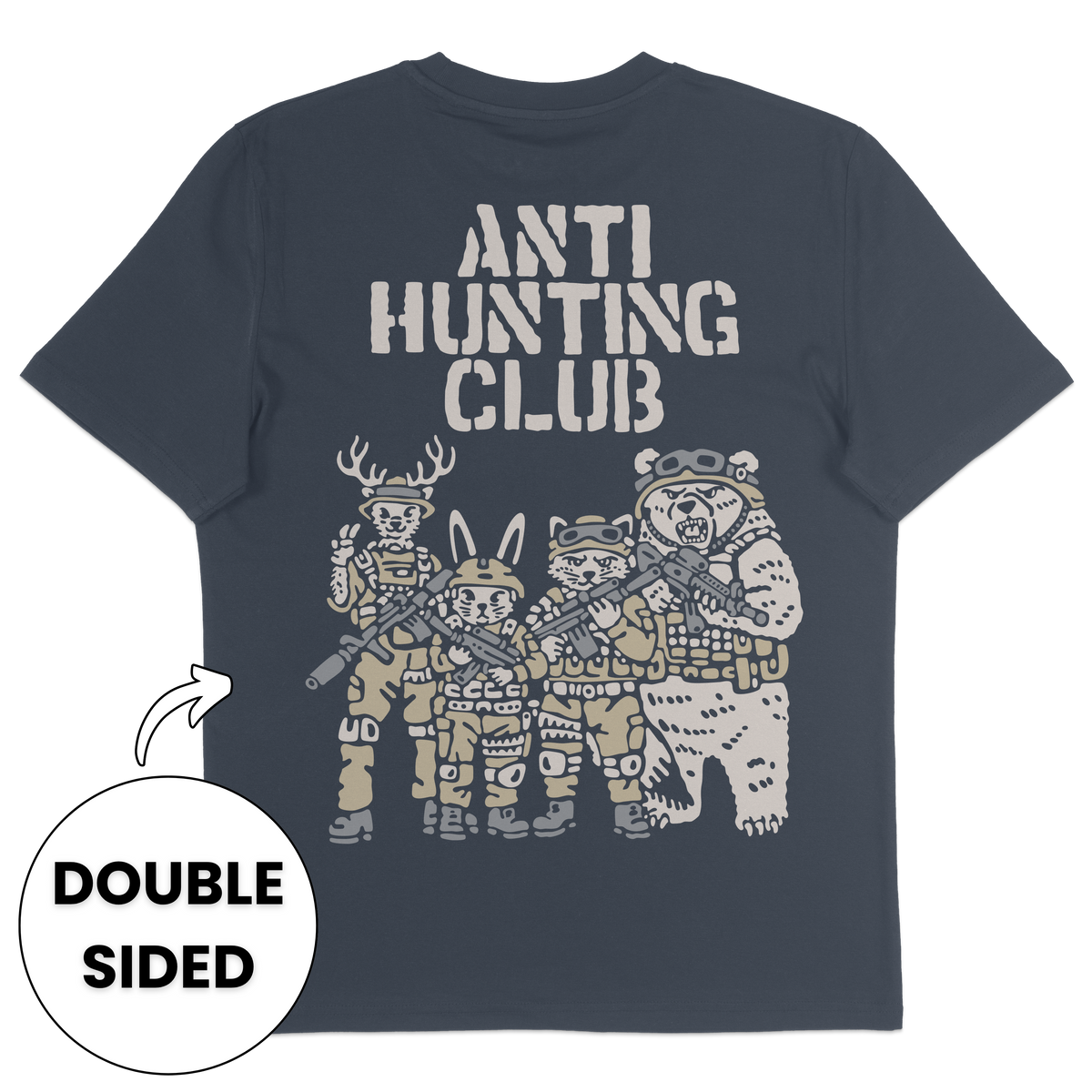 Anti Hunting Club Streetwear T-Shirt