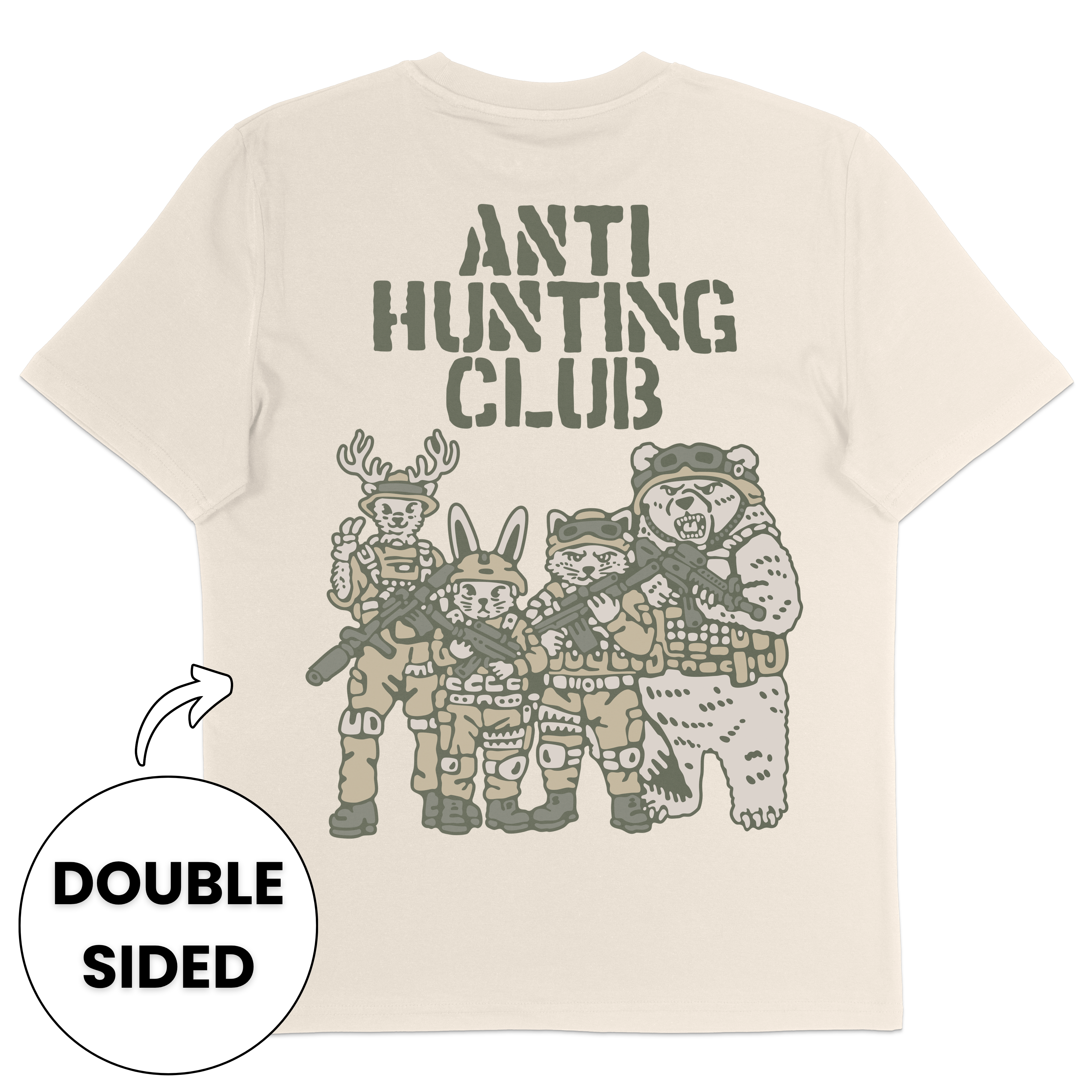 Anti Hunting Club Streetwear T-Shirt