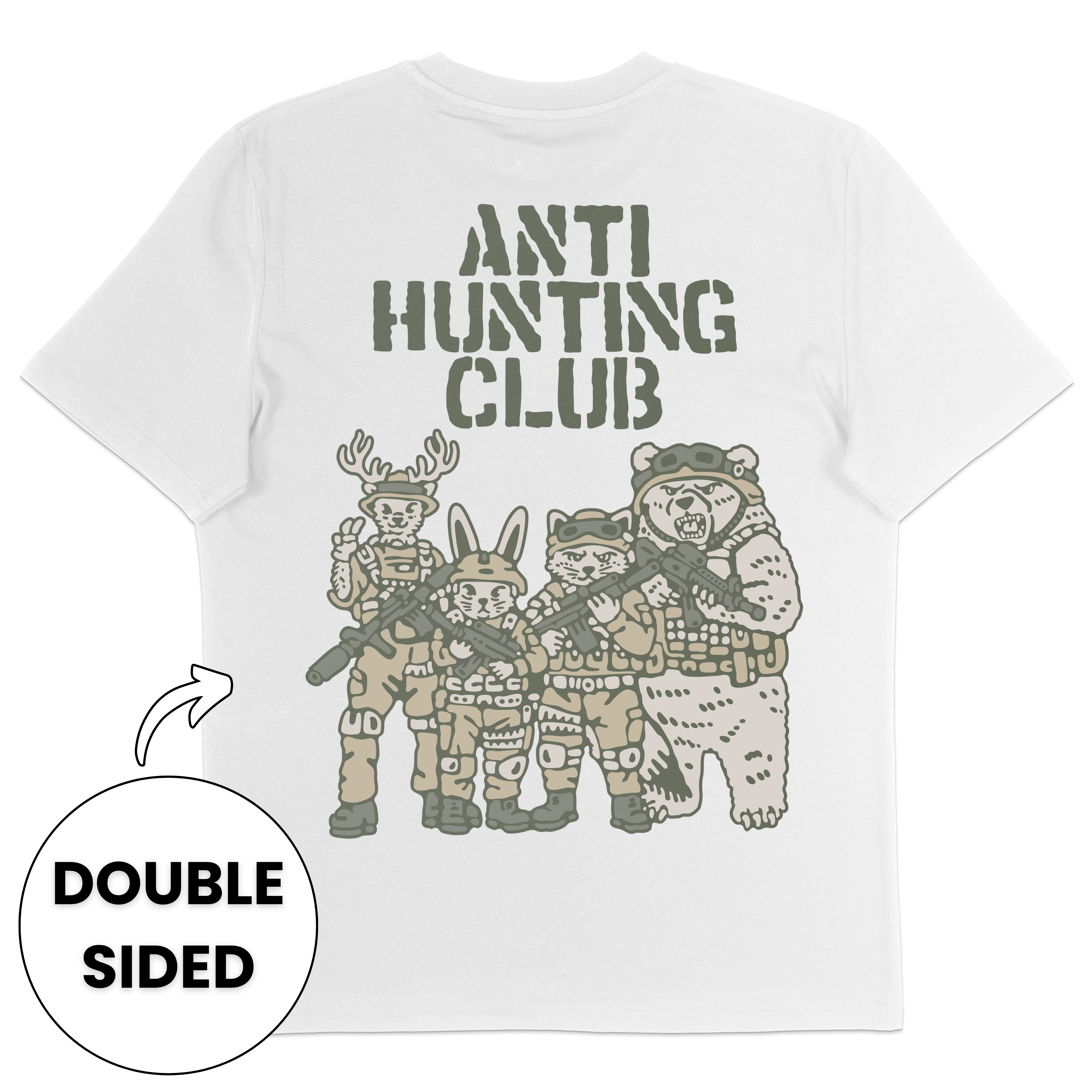 Anti Hunting Club Streetwear T-Shirt