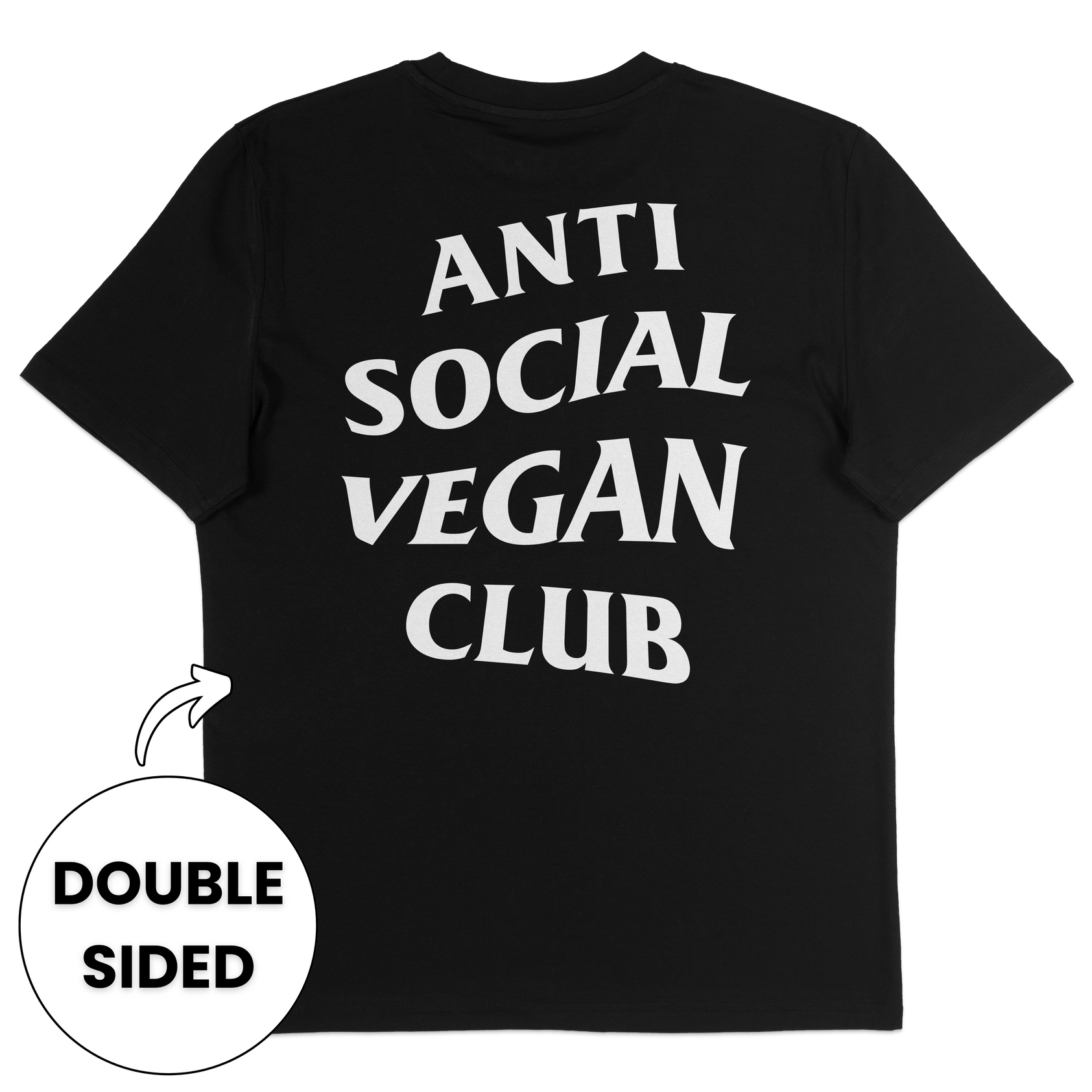 Anti Social Vegan Club Streetwear T-Shirt