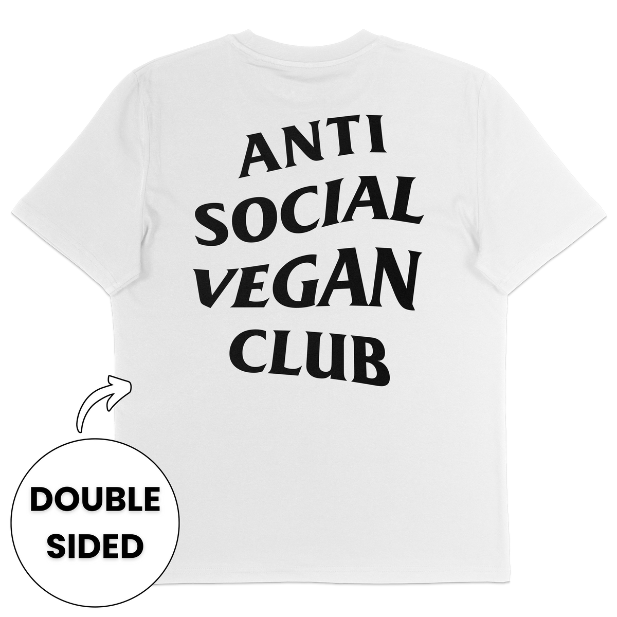 Anti Social Vegan Club Streetwear T-Shirt