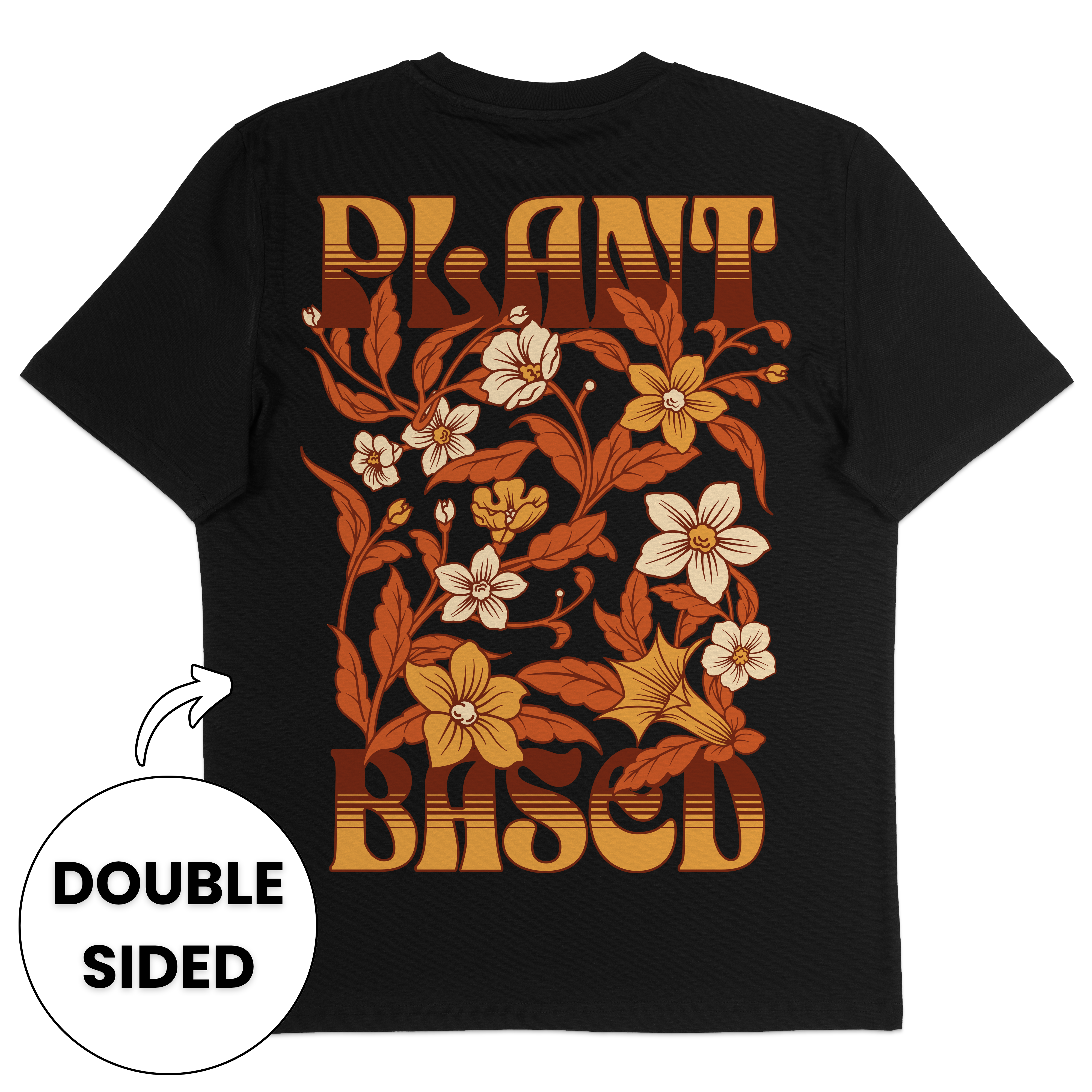 Plant-Based Flowers Streetwear T-Shirt – Worn Out Vegan