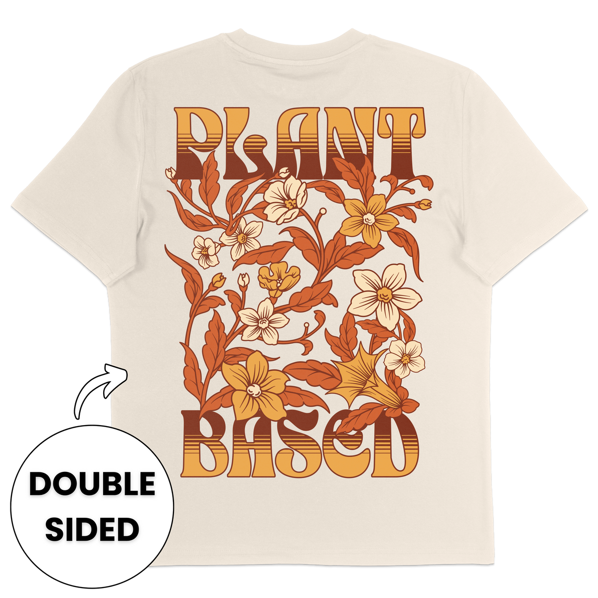 Plant-Based Flowers Streetwear T-Shirt