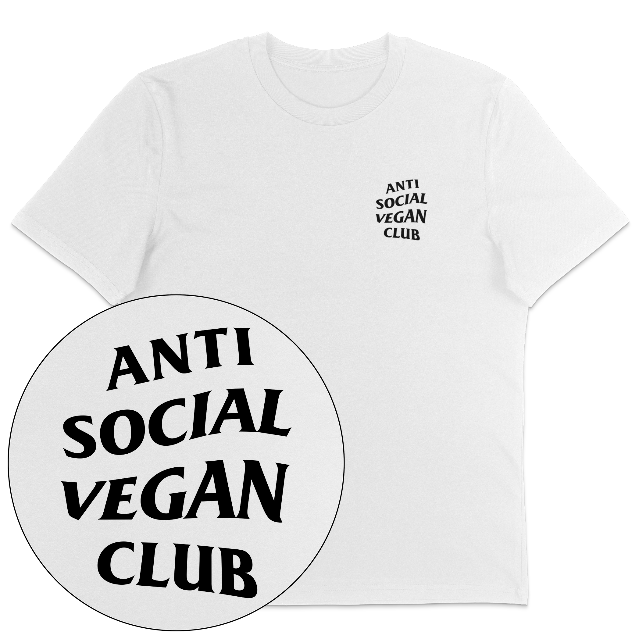 Anti Social Vegan Club Streetwear T-Shirt