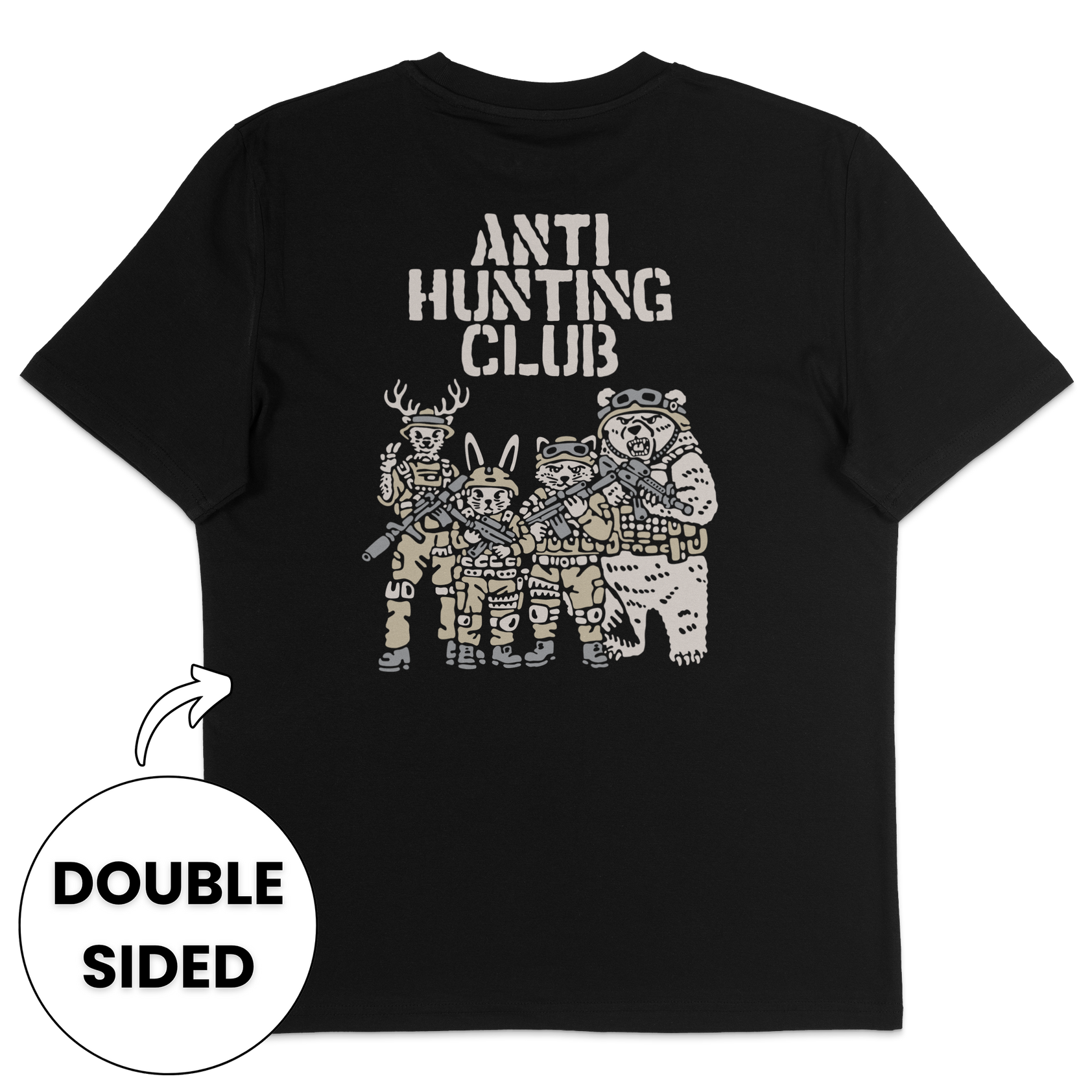 Anti Hunting Club Streetwear T-Shirt