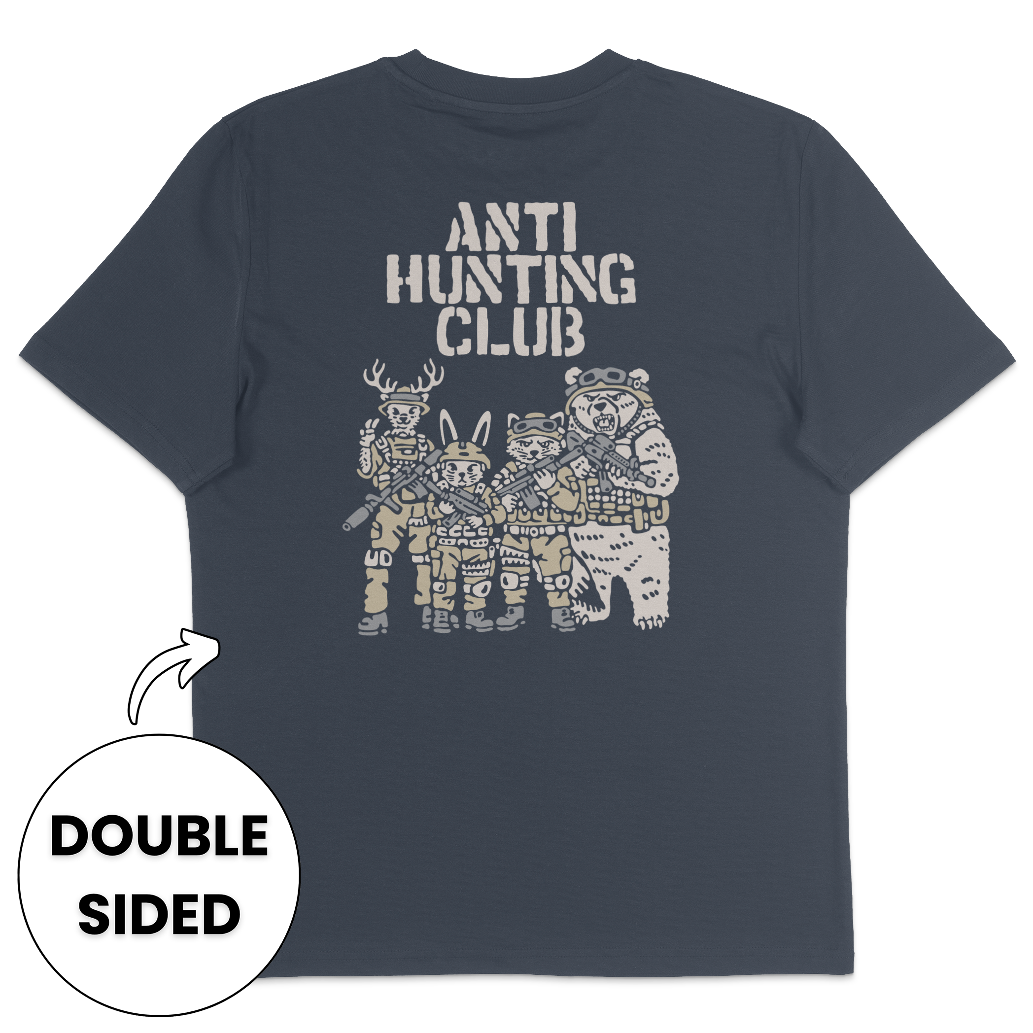 Anti Hunting Club Streetwear T-Shirt