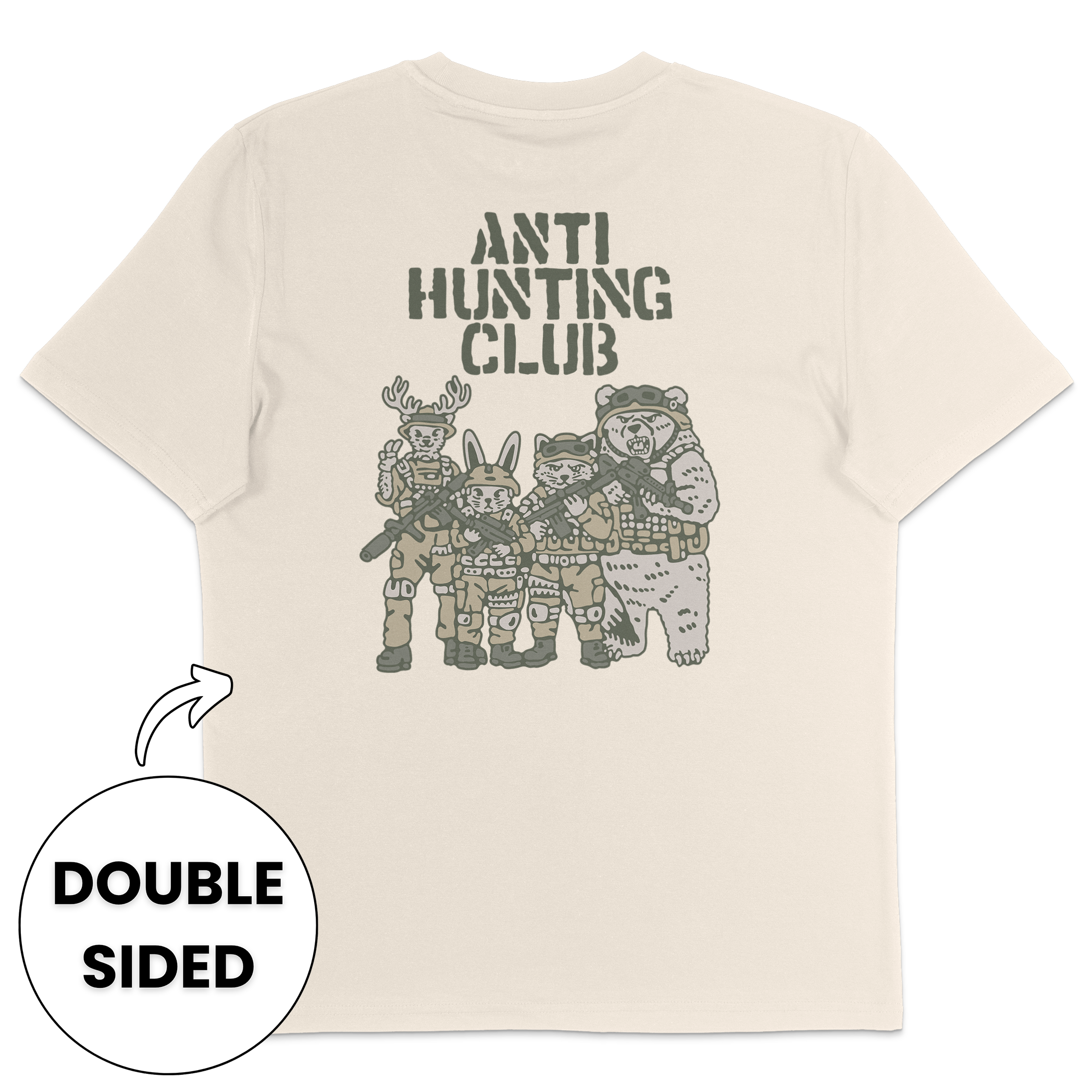 Anti Hunting Club Streetwear T-Shirt