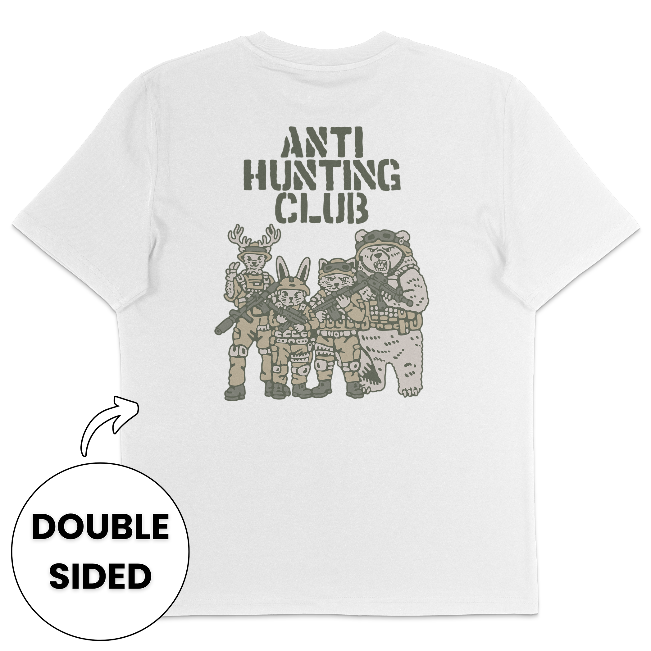 Anti Hunting Club Streetwear T-Shirt