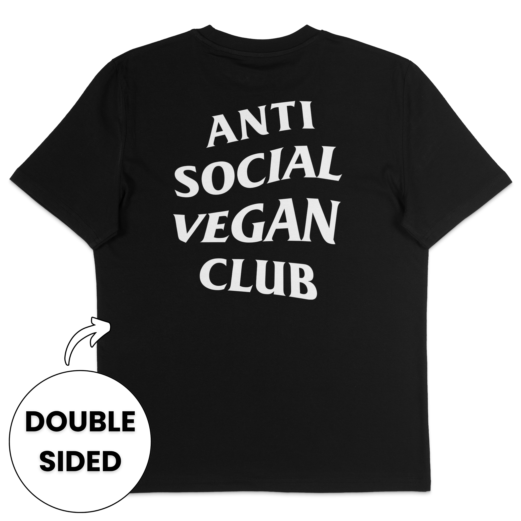 Anti Social Vegan Club Streetwear T-Shirt