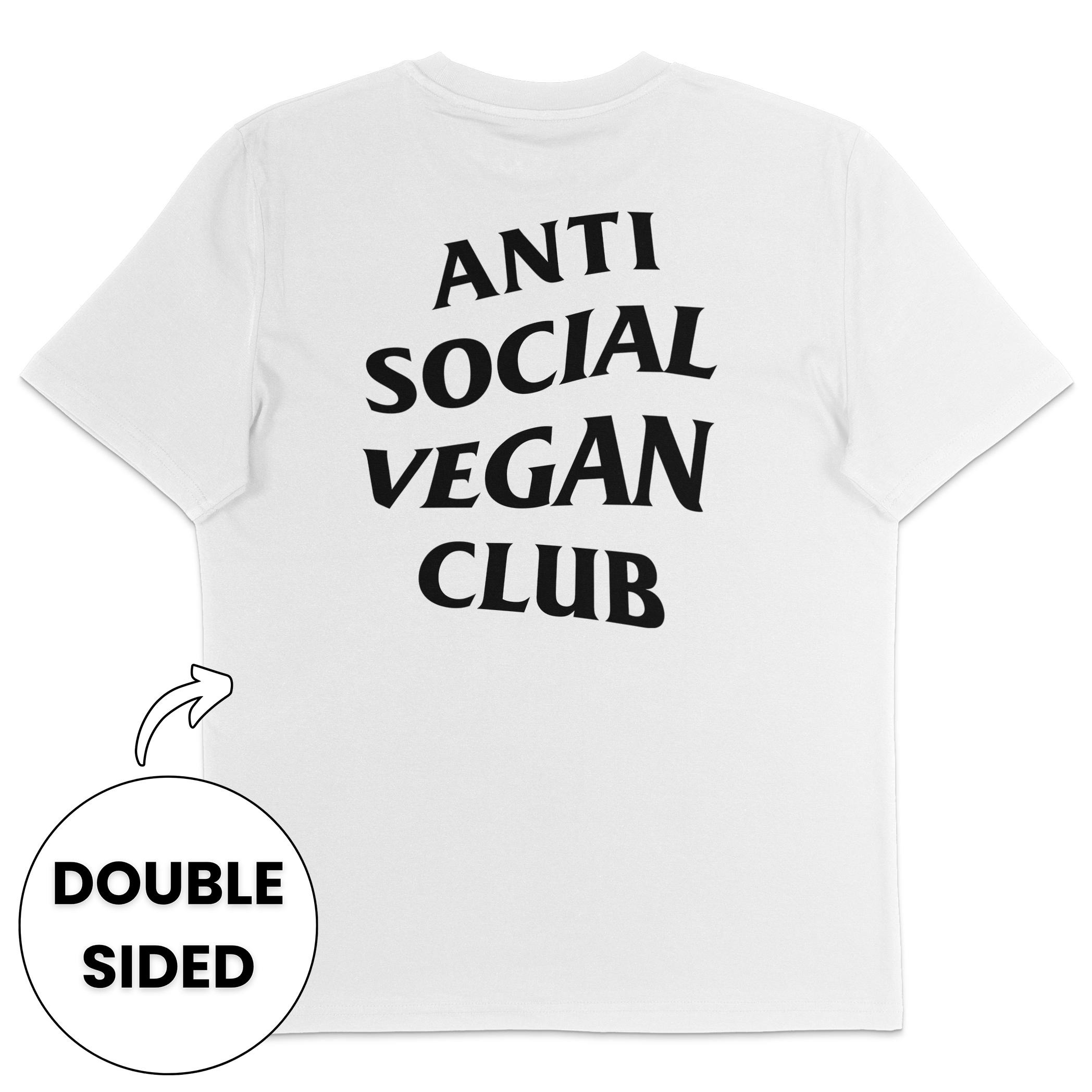 Anti Social Vegan Club Streetwear T-Shirt
