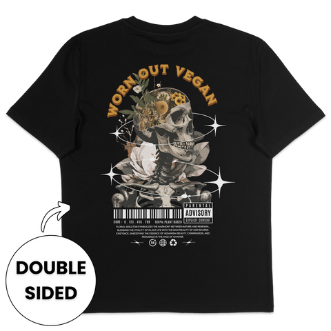 Floral Skeleton Streetwear T-Shirt