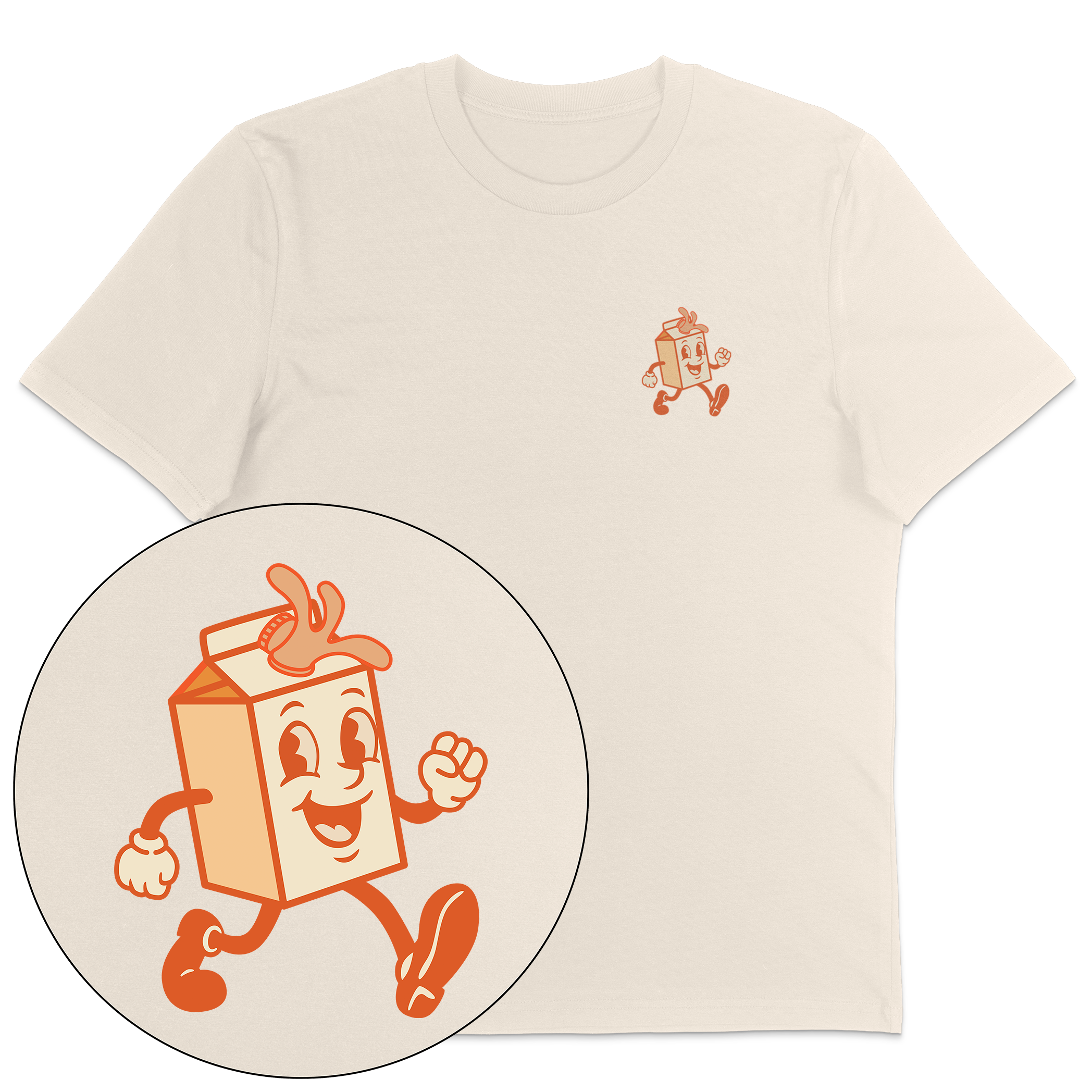 Oat Milk Streetwear T-Shirt