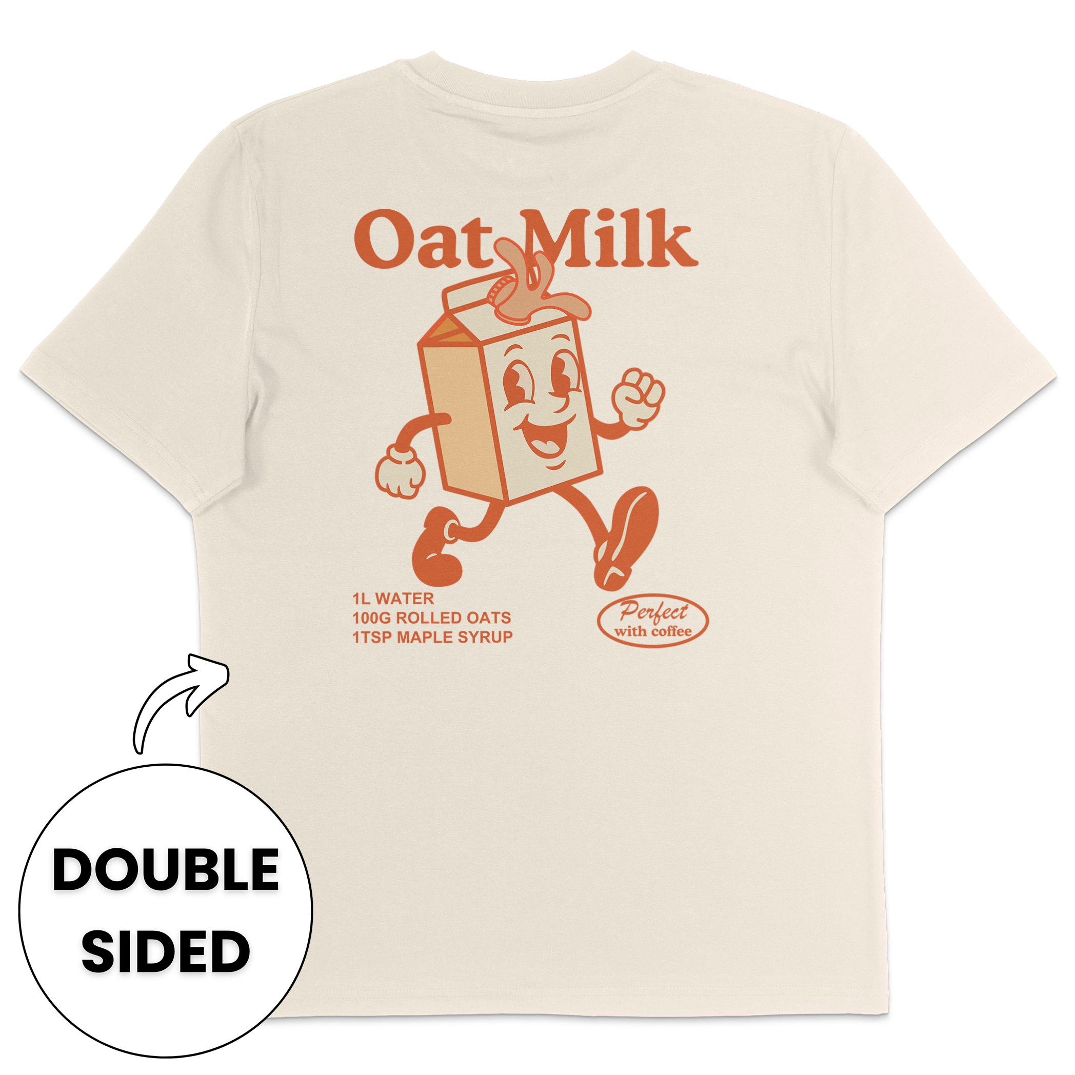 Oat Milk Streetwear T-Shirt