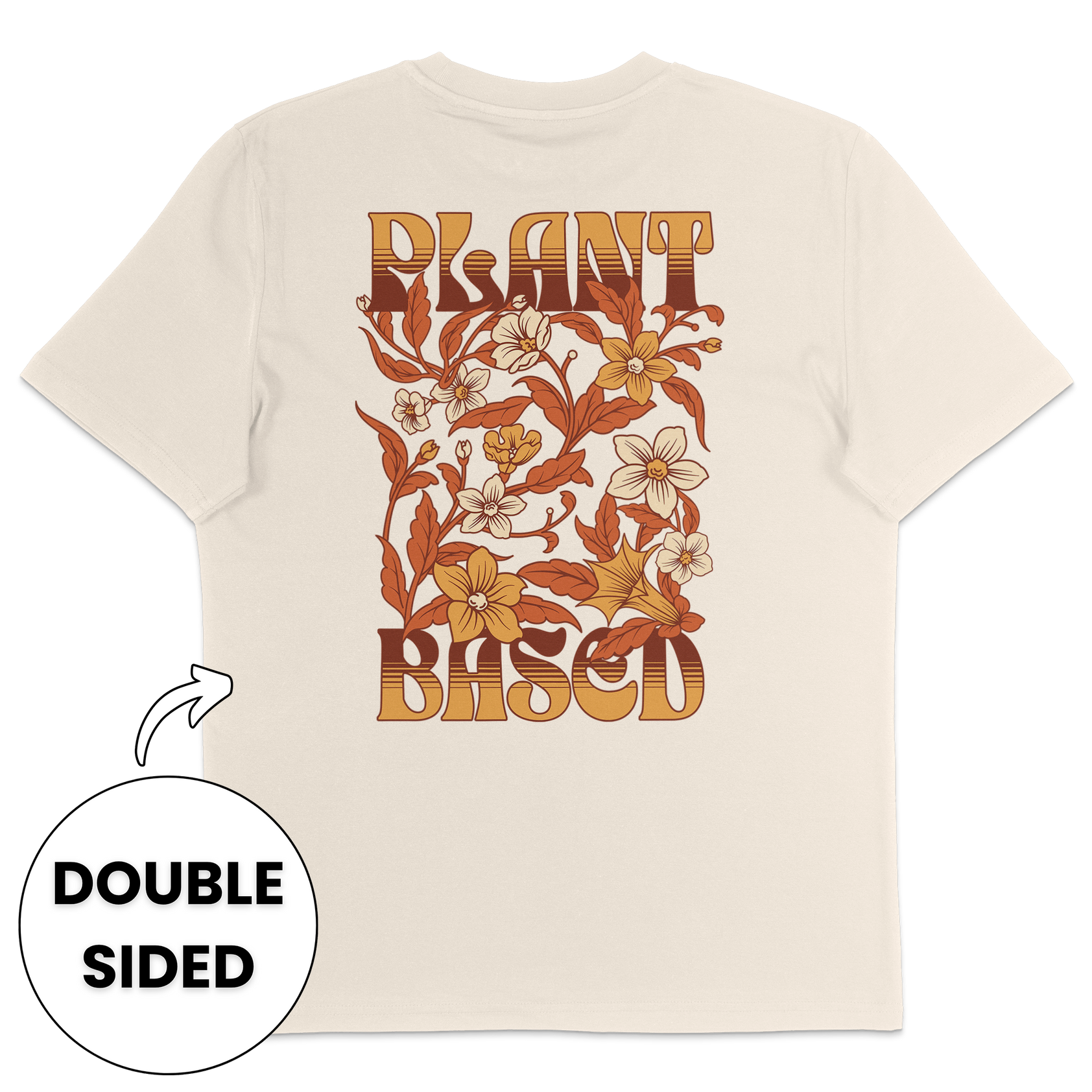 Plant-Based Flowers Streetwear T-Shirt