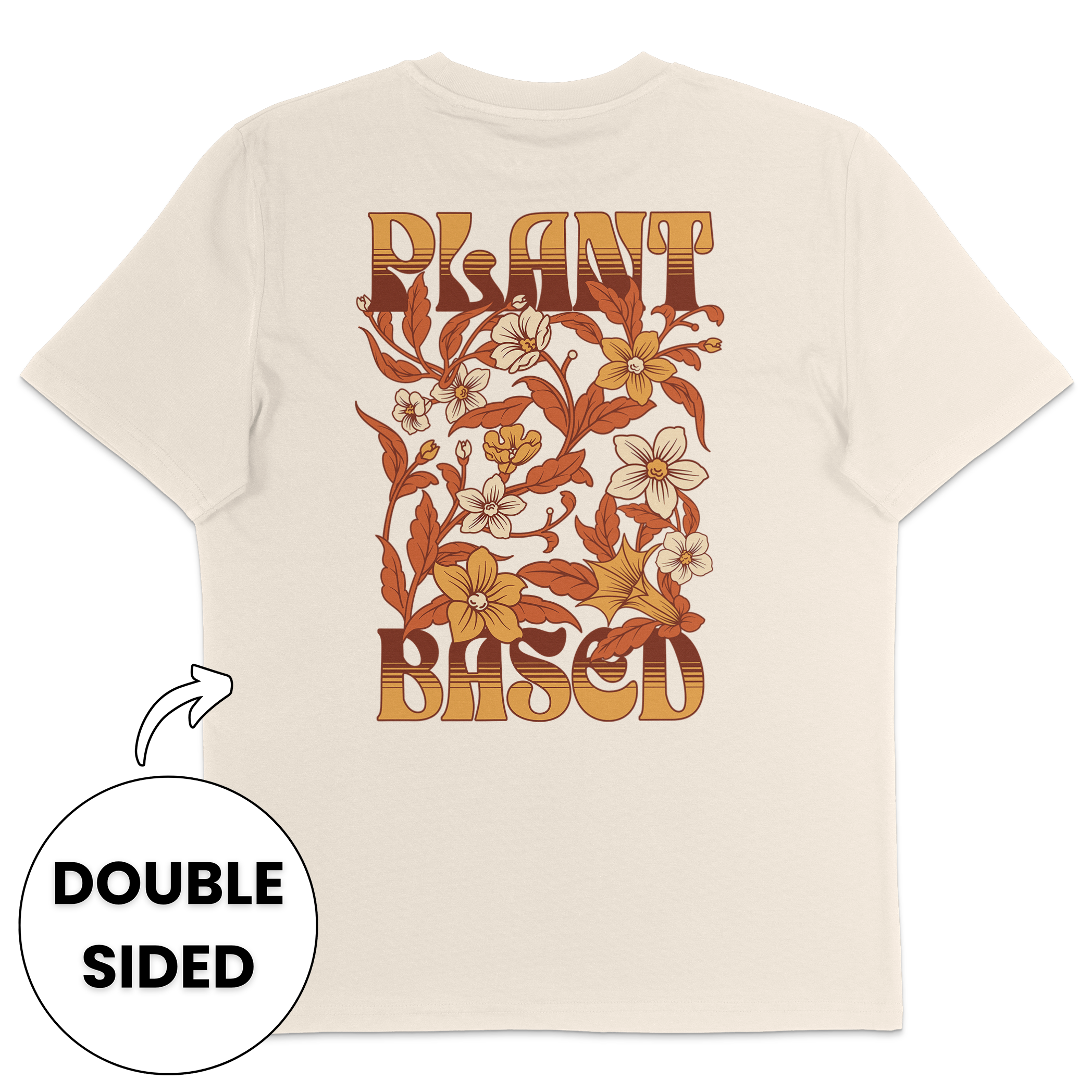 Plant-Based Flowers Streetwear T-Shirt